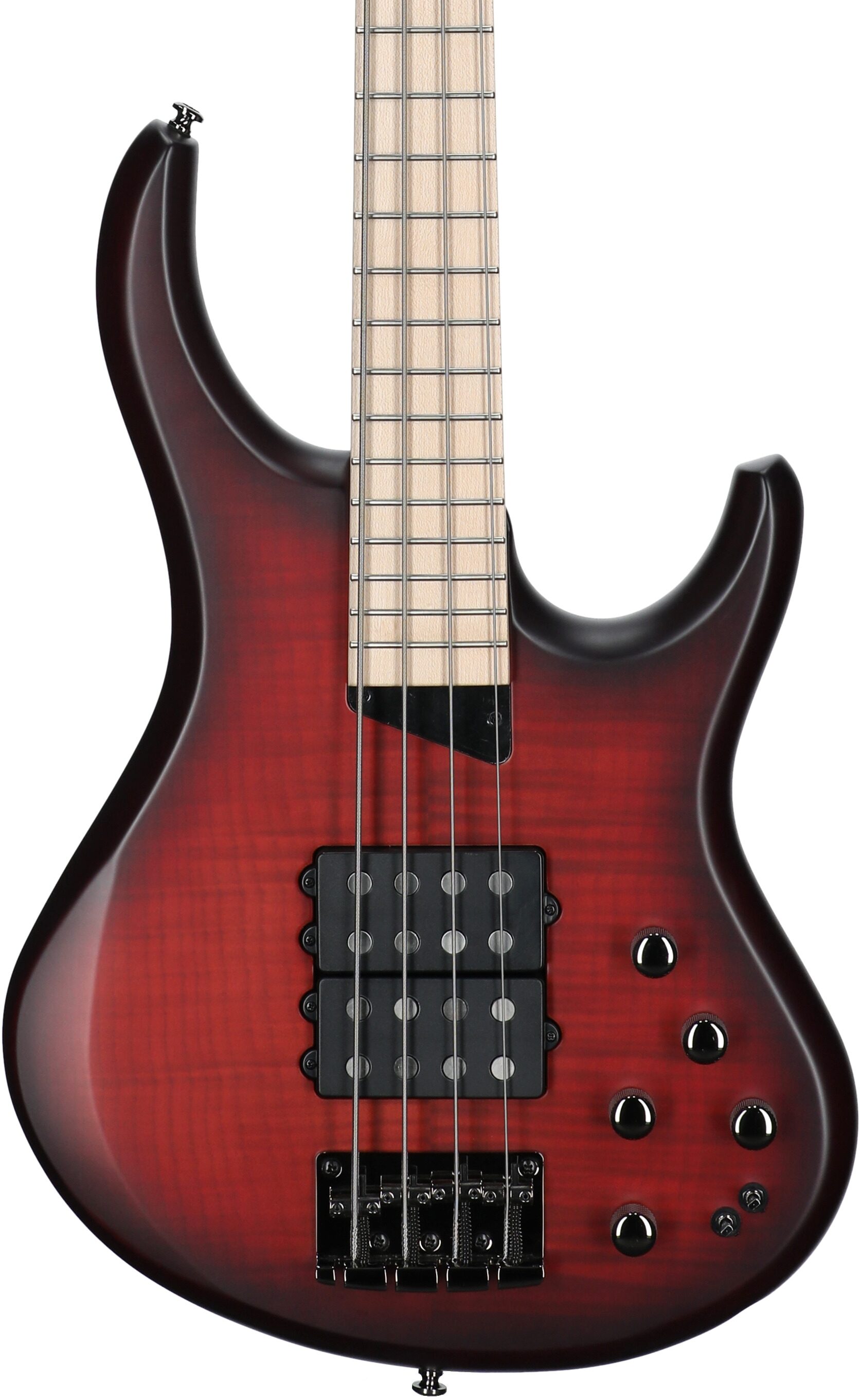 MTD Kingston Super 4-String Electric Bass, Dr. Browns Burst, Body Straight Front