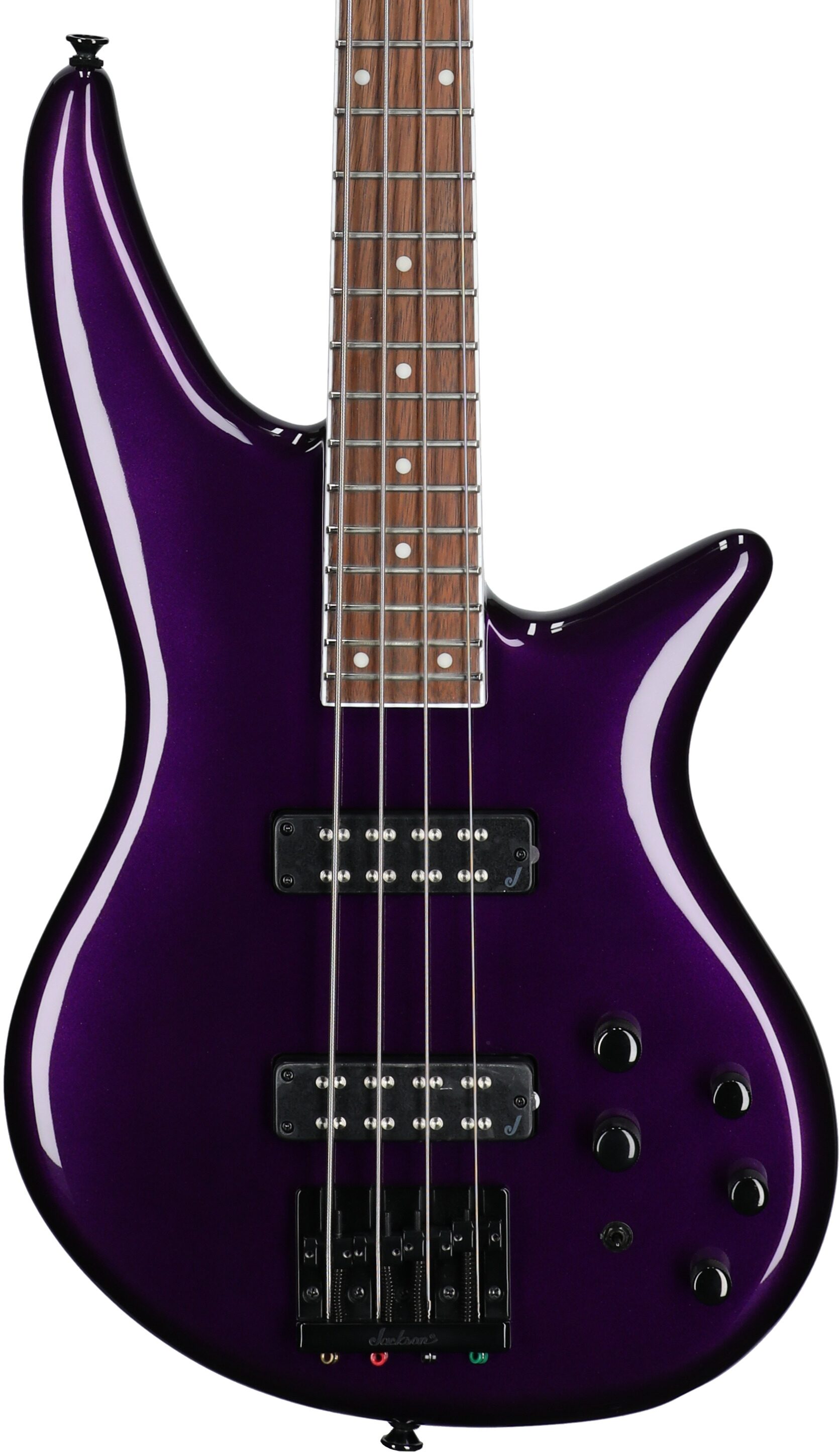Jackson X Series Spectra SBX IV Electric Bass, Deep Purple, Body Straight Front