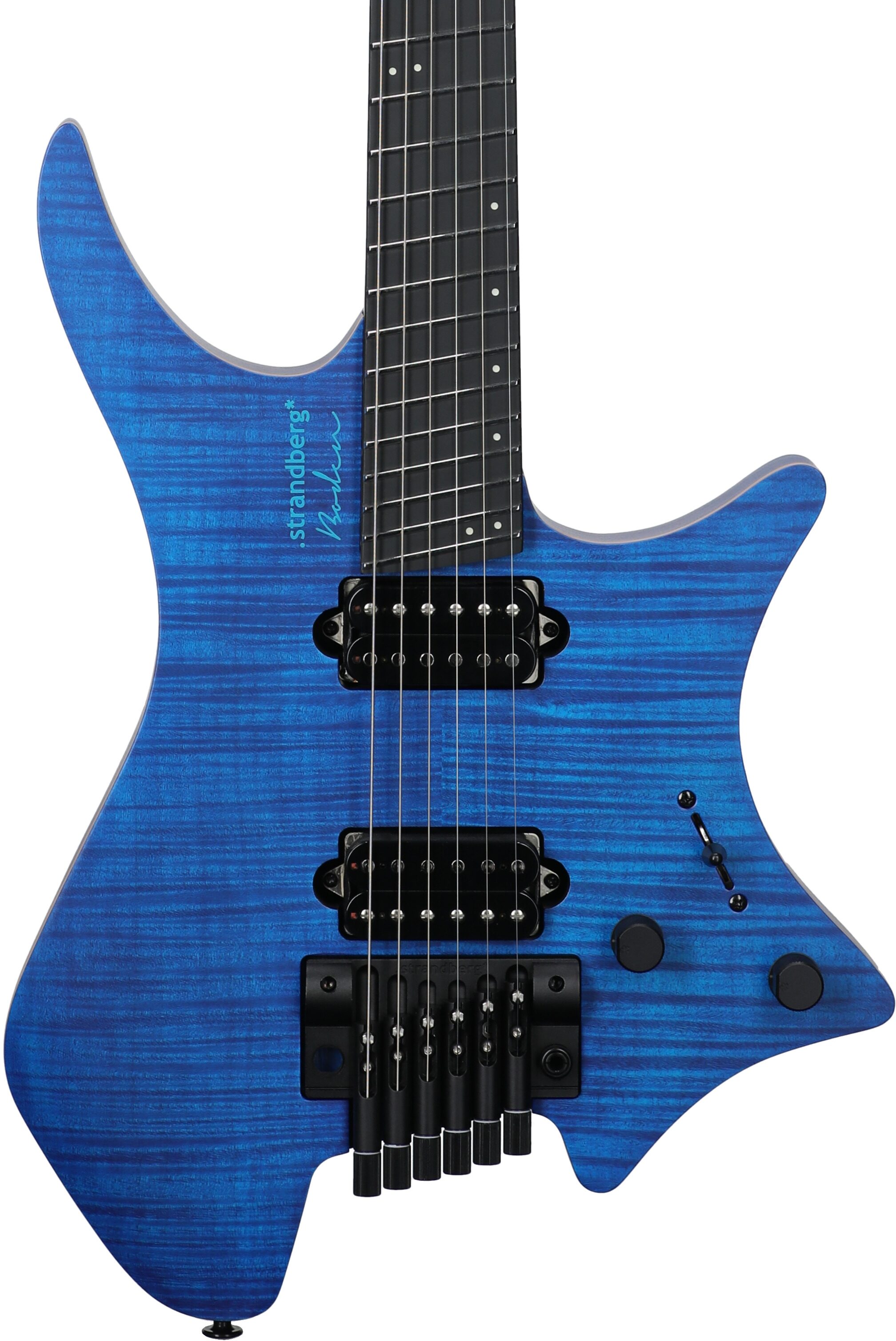 Strandberg Boden Prog NX 6 Electric Guitar (with Gig Bag), Deep Blue, Body Straight Front