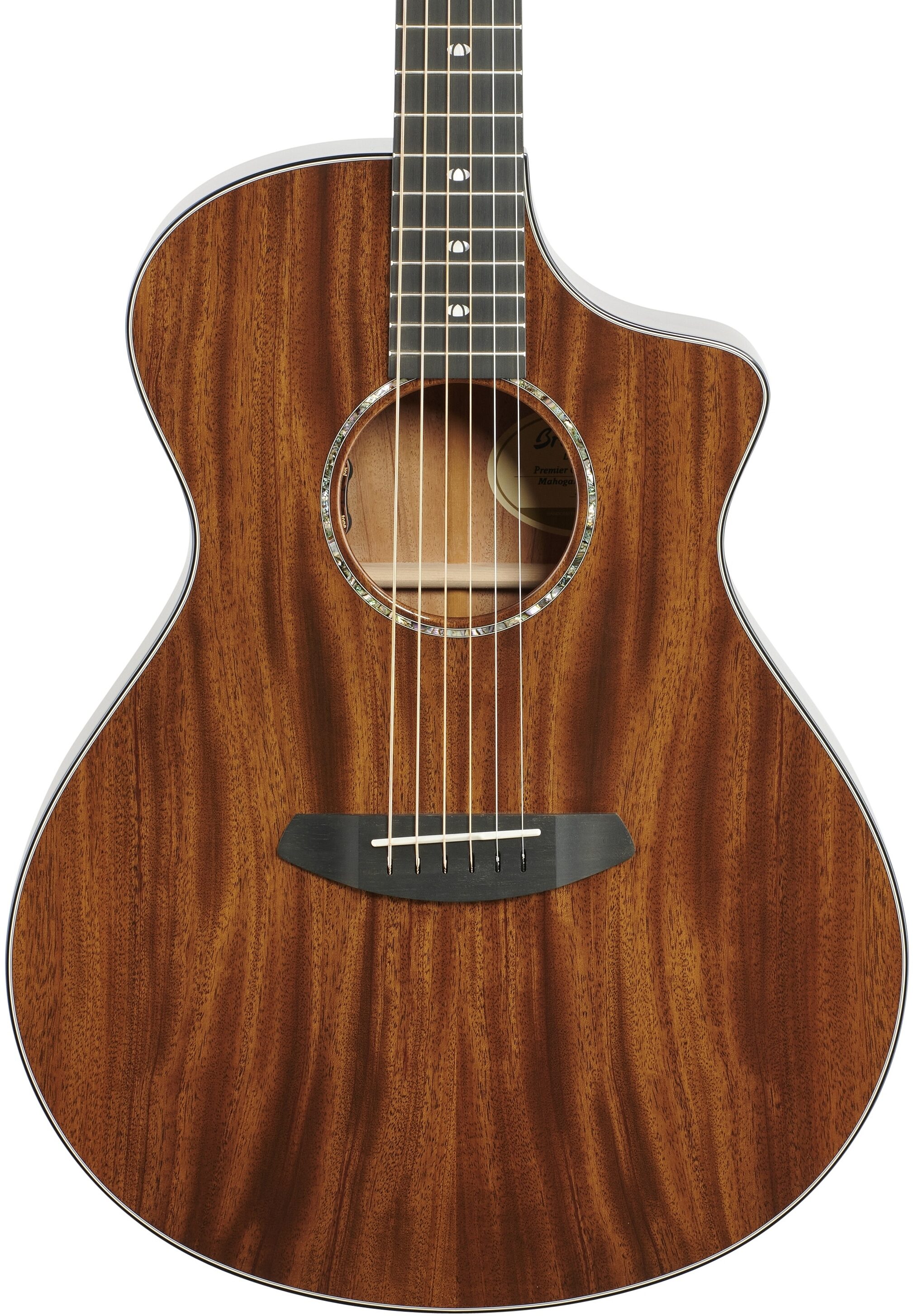 Breedlove Exclusive Premier Concert CE Acoustic-Electric Guitar (with Gig Bag), Body Straight Front