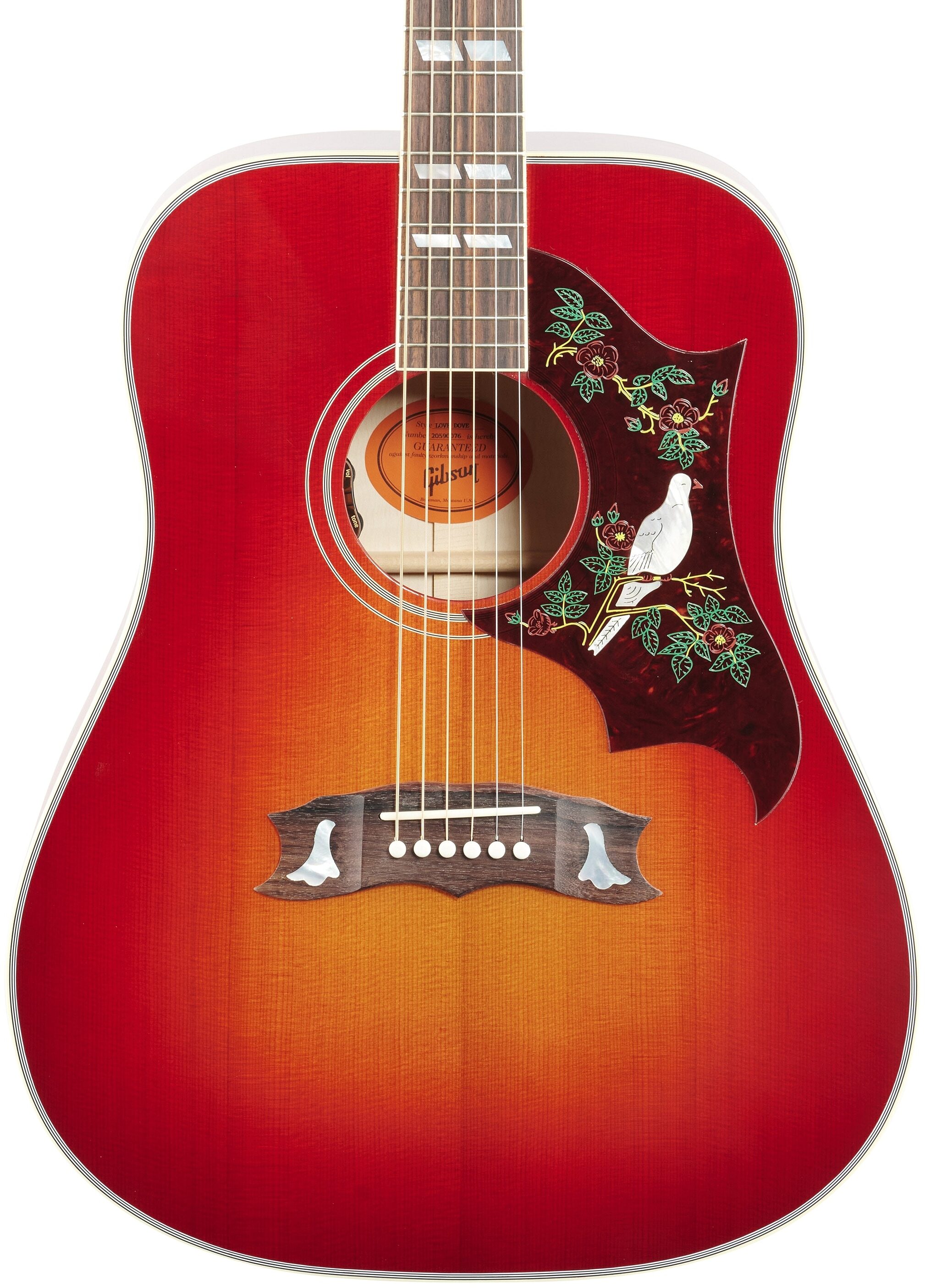 Gibson Frank Hannon Love Dove Acoustic-Electric Guitar, Body Straight Front