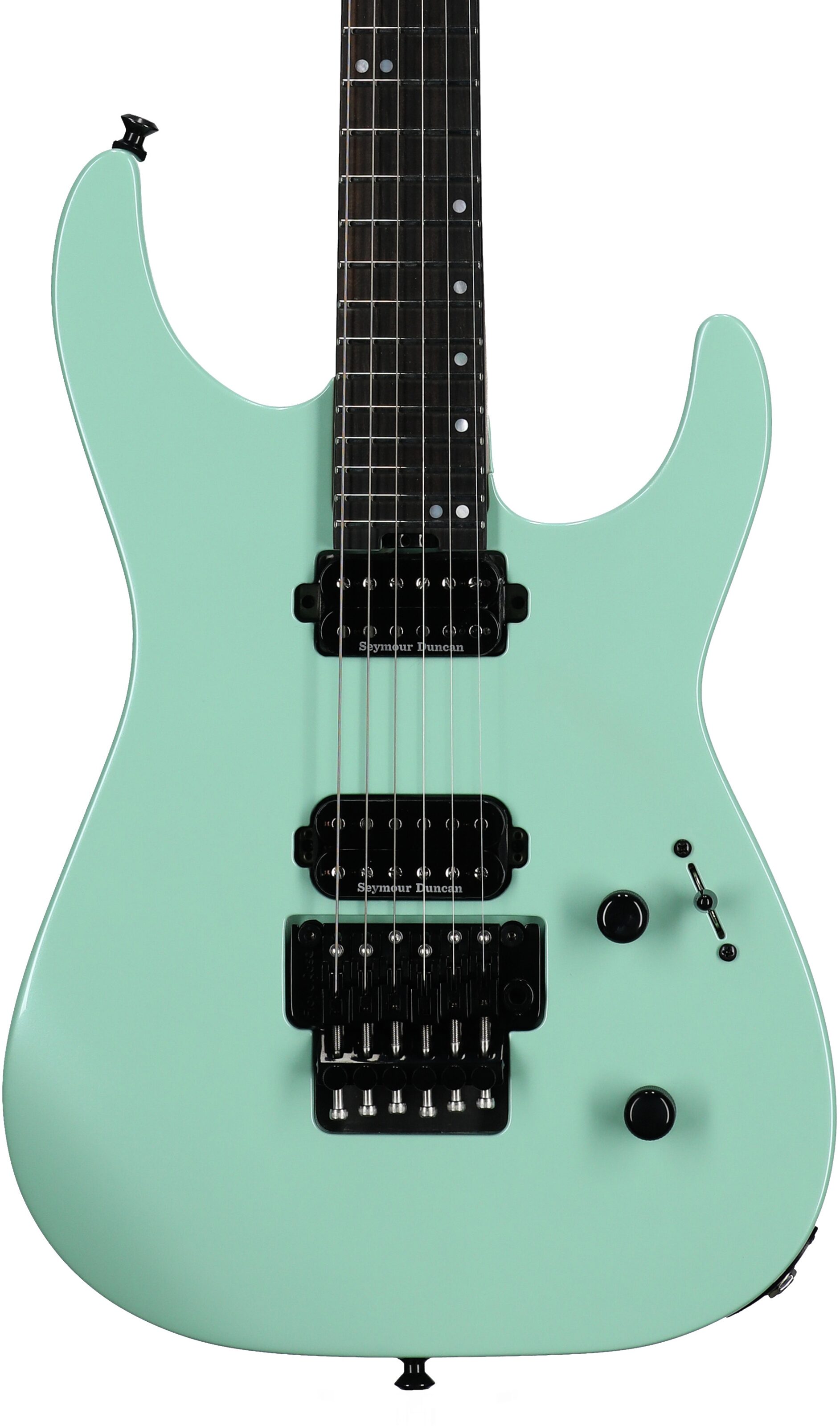 Jackson American Series Virtuoso Electric Guitar (with Case), Specific Ocean, Body Straight Front