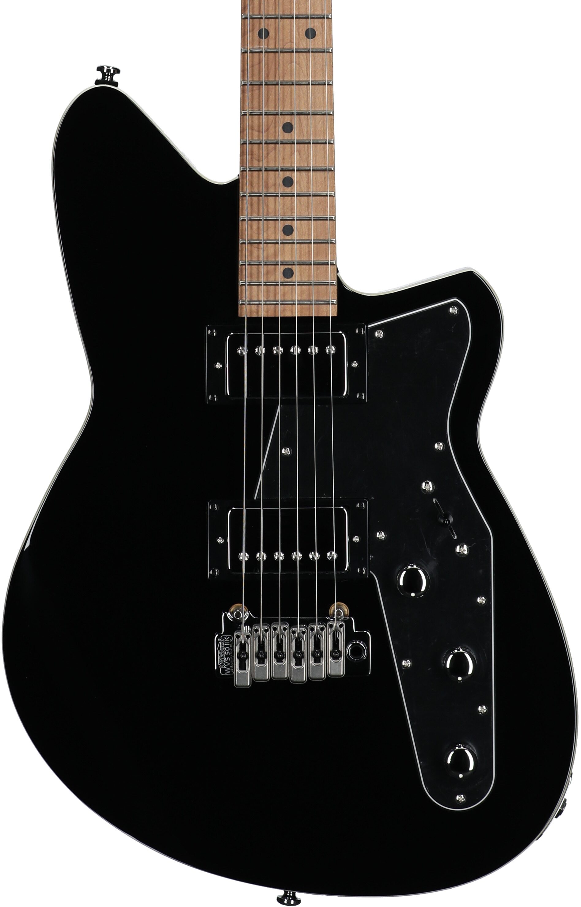 Reverend Jetstream HB Electric Guitar, Midnight Black, Open Box (Very Good), Body Straight Front