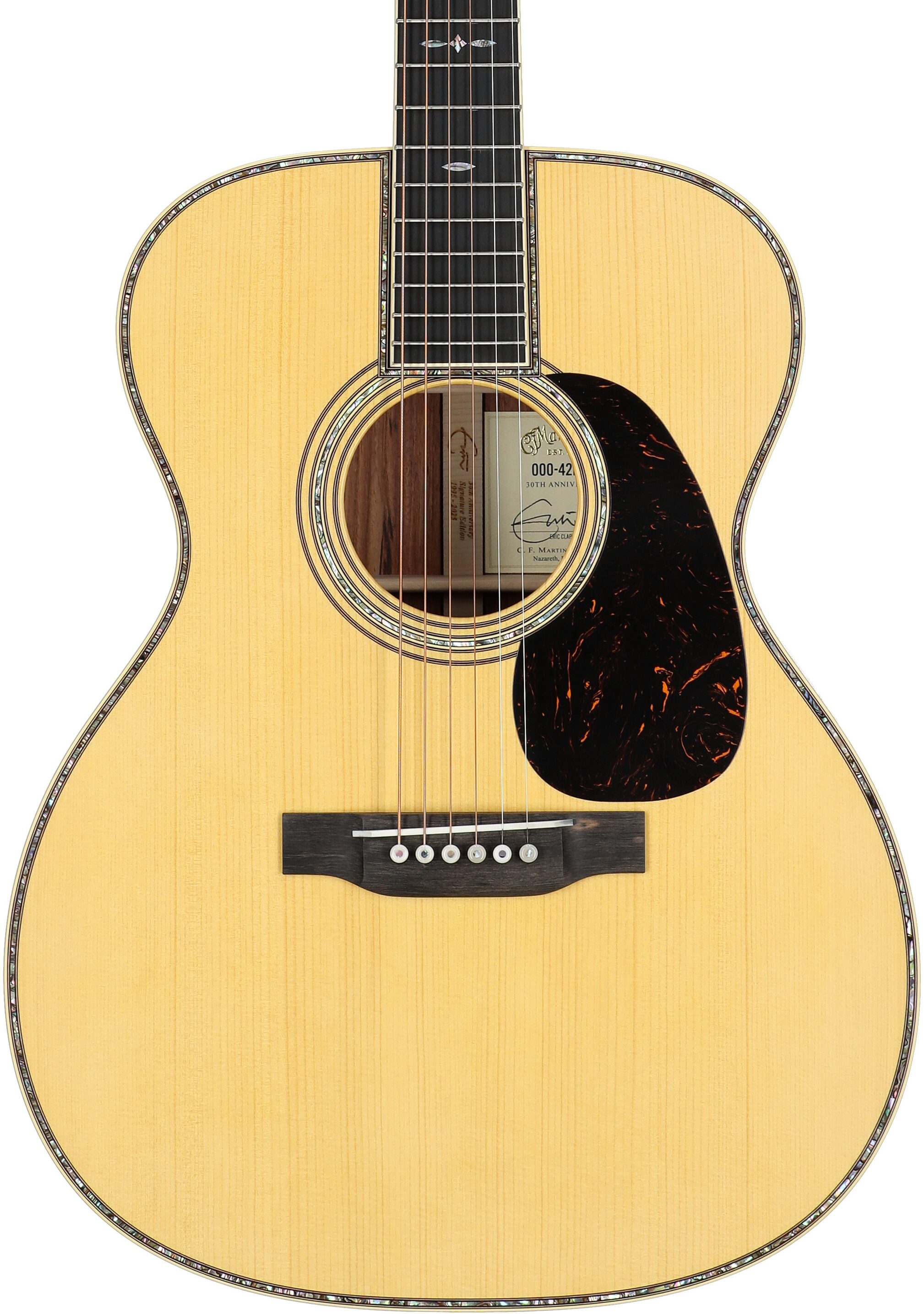 Martin 000-42EC Eric Clapton 30th Anniversary Acoustic Guitar (with Case), New, Body Straight Front