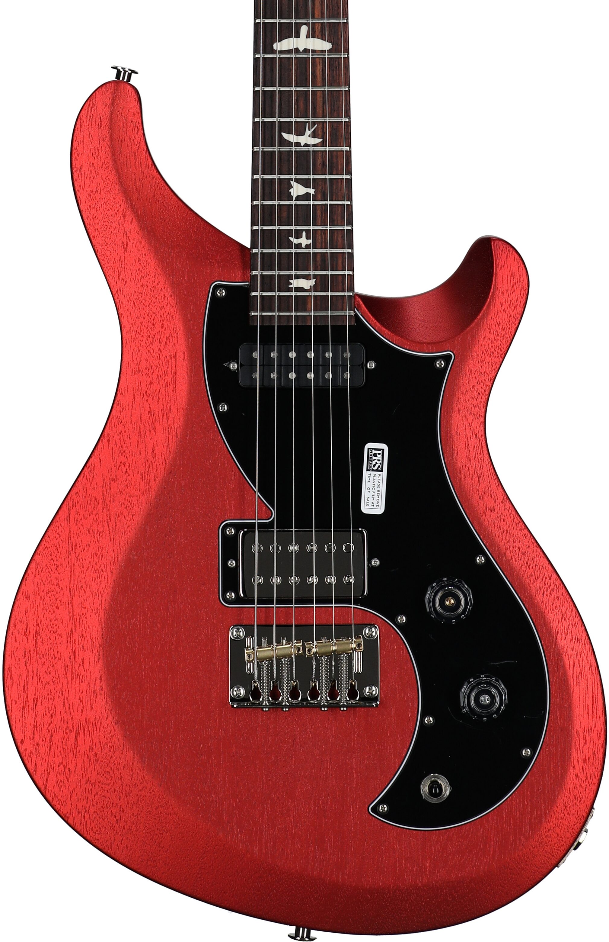 PRS Paul Reed Smith S2 Vela Satin Electric Guitar (with Gig Bag), Satin Red Apple Metallic, Body Straight Front