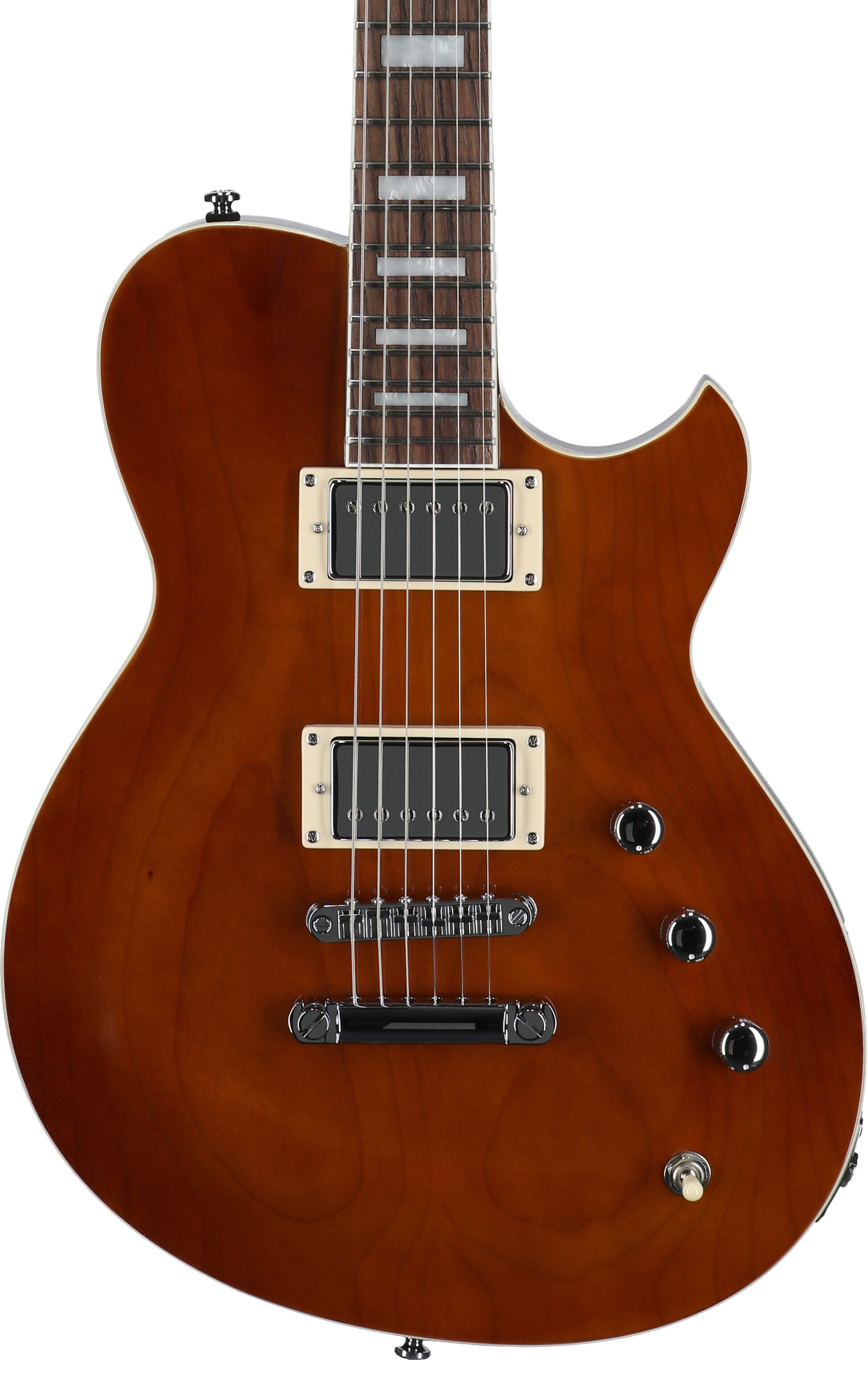 Reverend Roundhouse Electric Guitar, Violin Brown, Body Straight Front