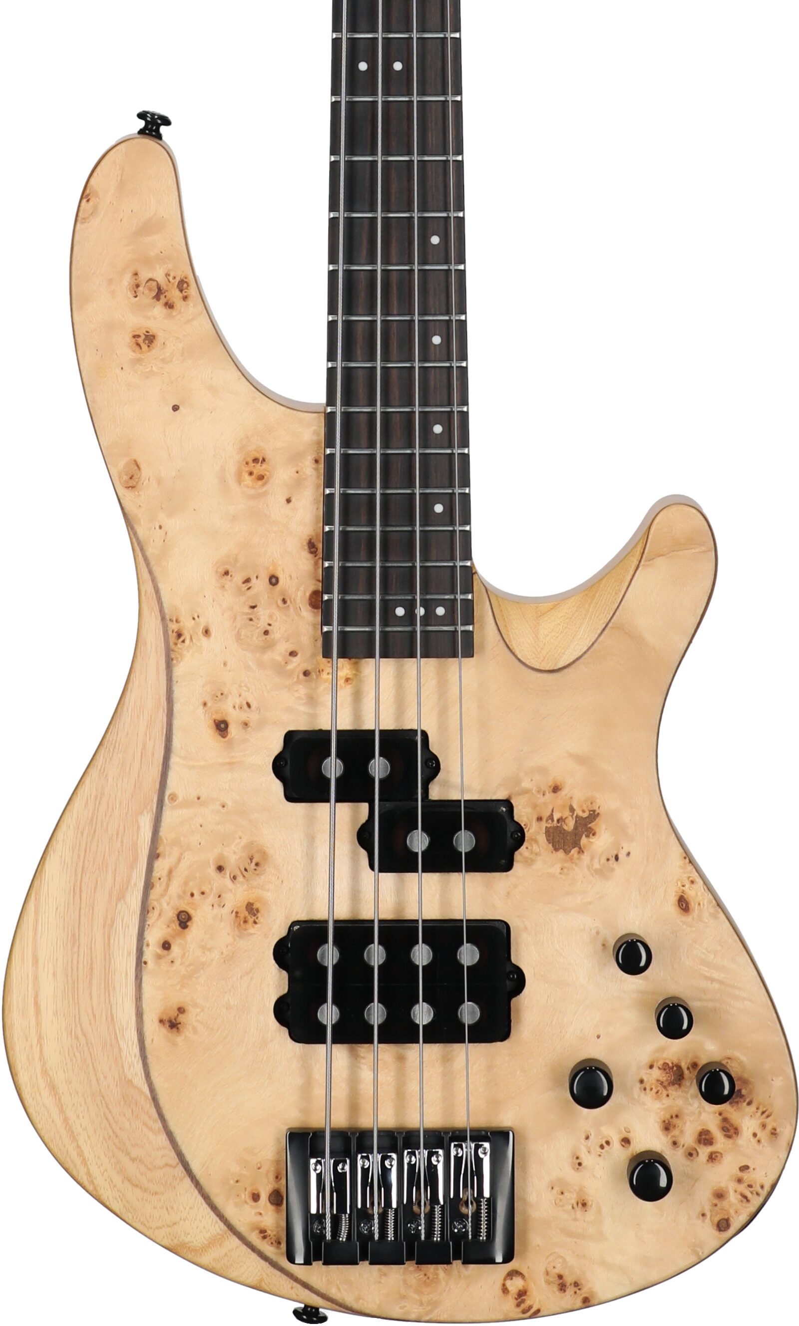 Schecter Reaper-4 Electric Bass, Natural Satin, Body Straight Front