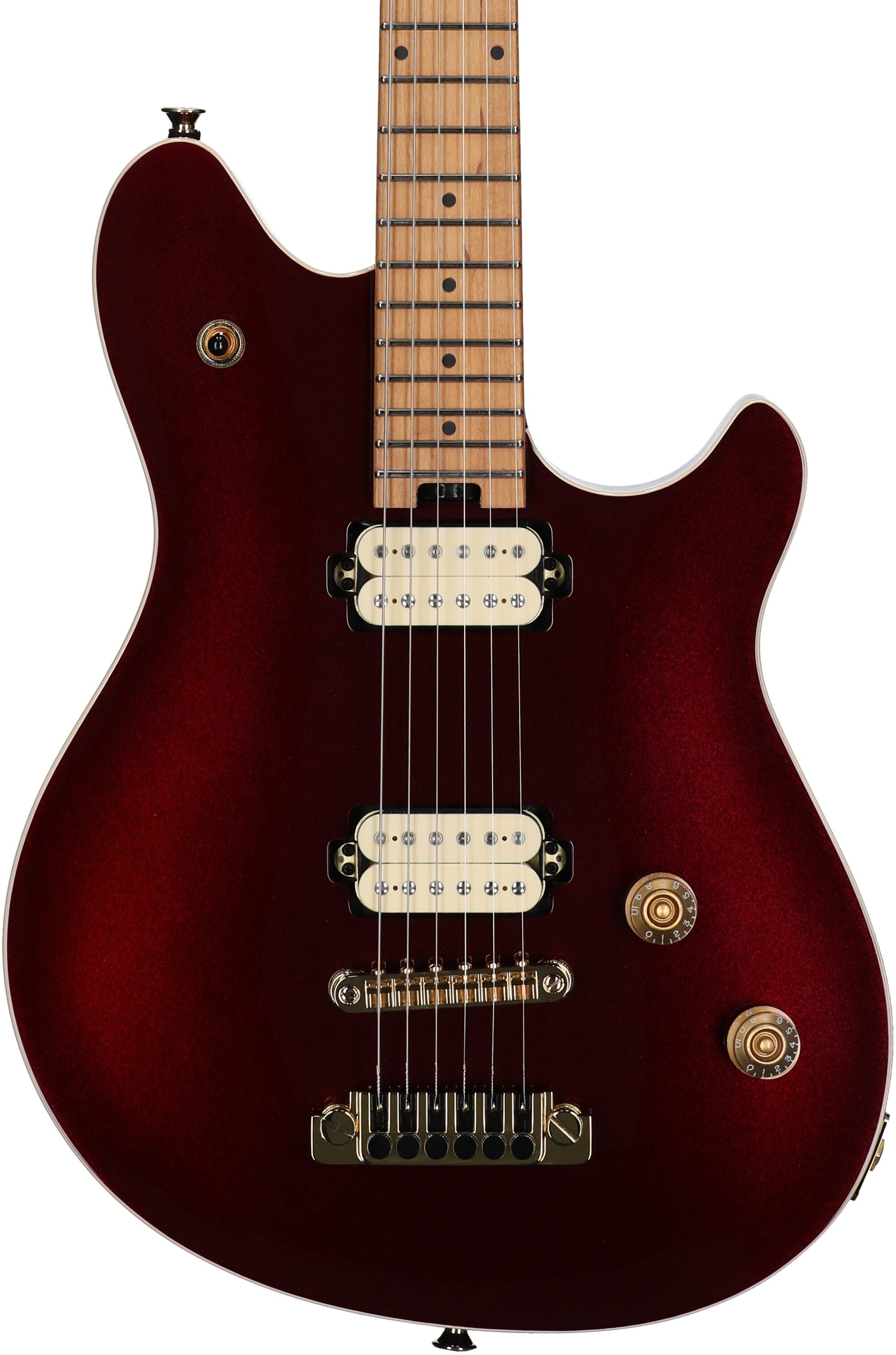 EVH Eddie Van Halen Limited Edition Wolfgang Special TOM Archtop Electric Guitar, Oxblood, Body Straight Front