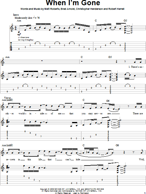 Impending Doom (Guitar Tab) - Print Sheet Music Now