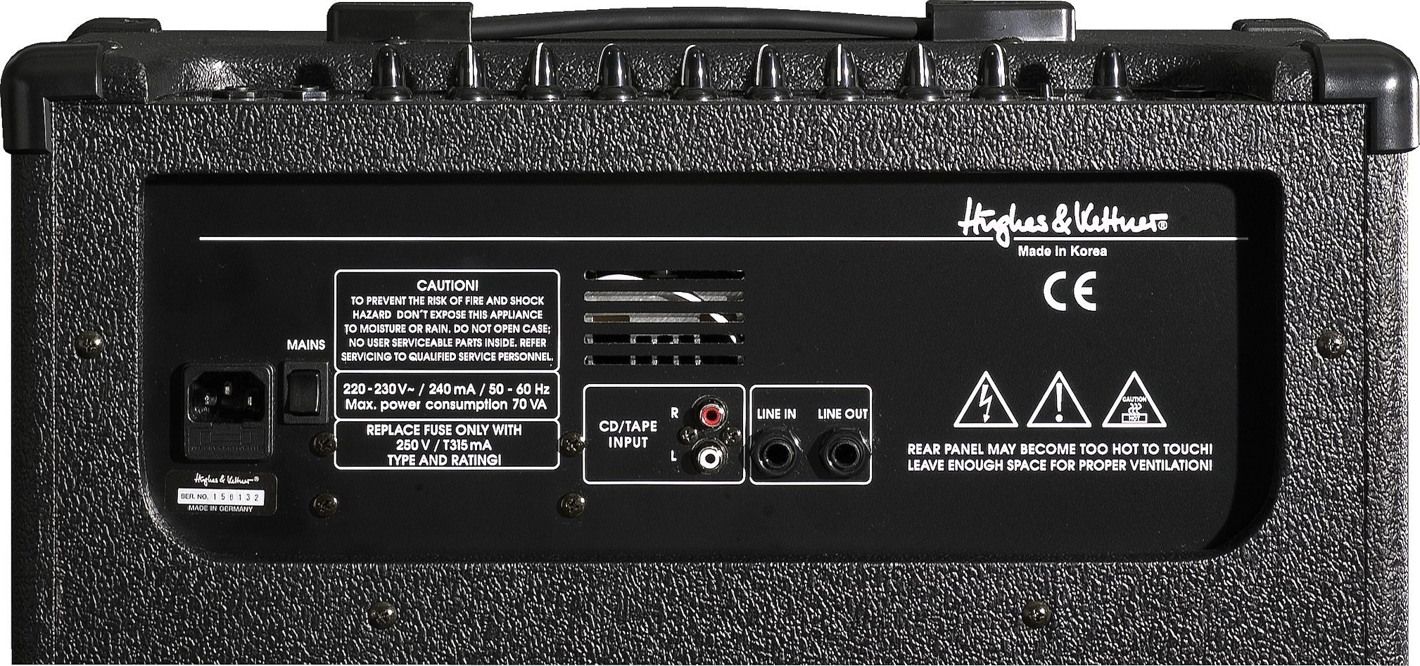 Hughes and Kettner Edition Blue 30 DFX Guitar Combo Amplifier (30 