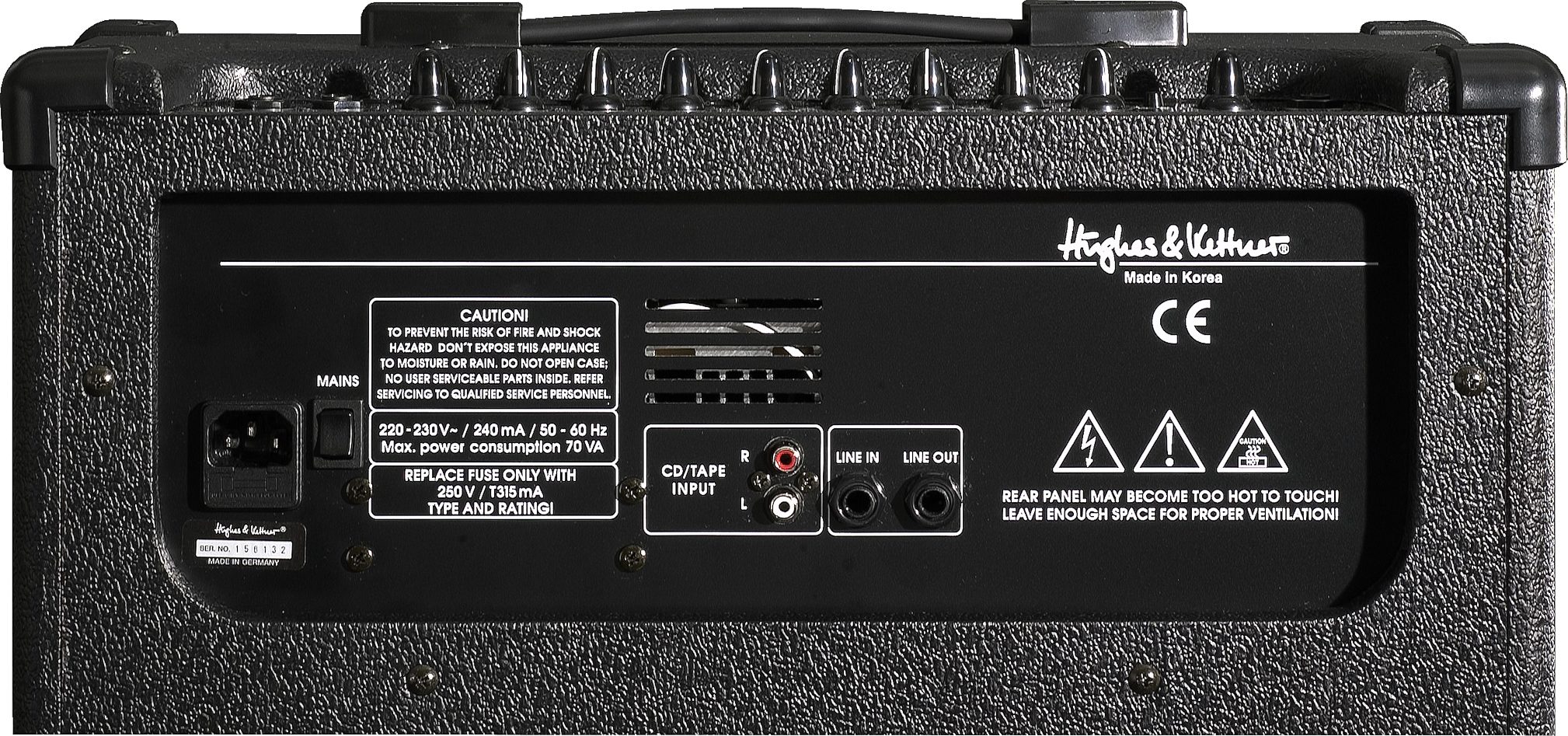 Hughes and Kettner Edition Blue 30 DFX Guitar Combo Amplifier (30