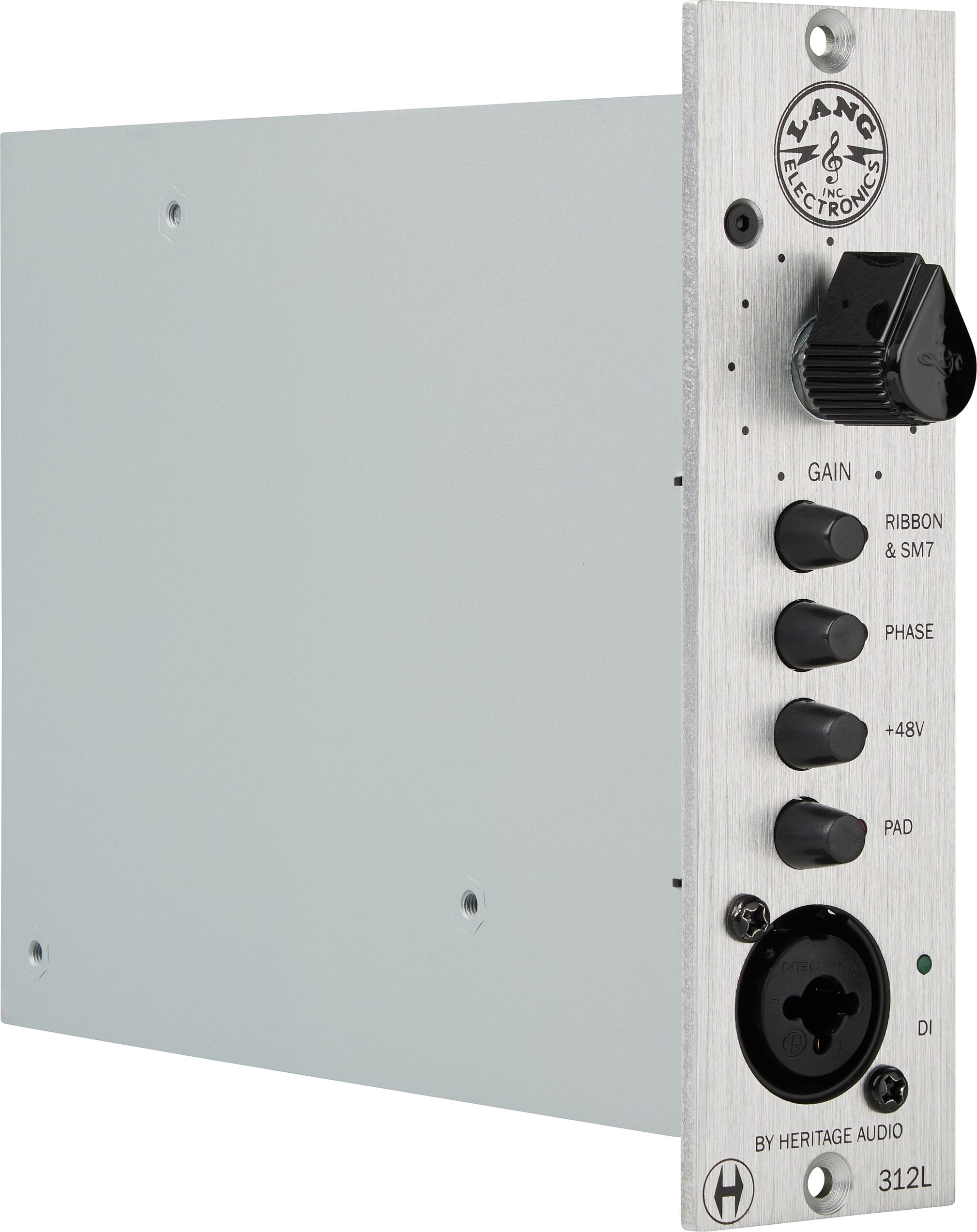 Heritage Audio LANG 312L 500-Series Microphone Preamplifier, New, Action Position Front