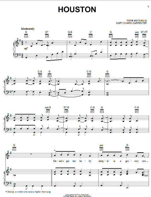 Houston - Piano/Vocal/Guitar, New, Main