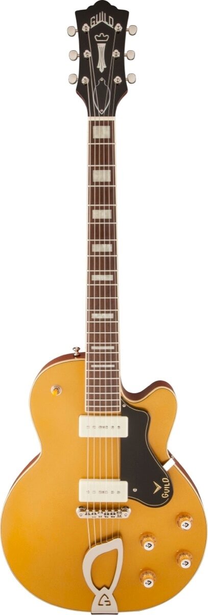 Guild M-75 Aristocrat Hollowbody Electric Guitar, Gold