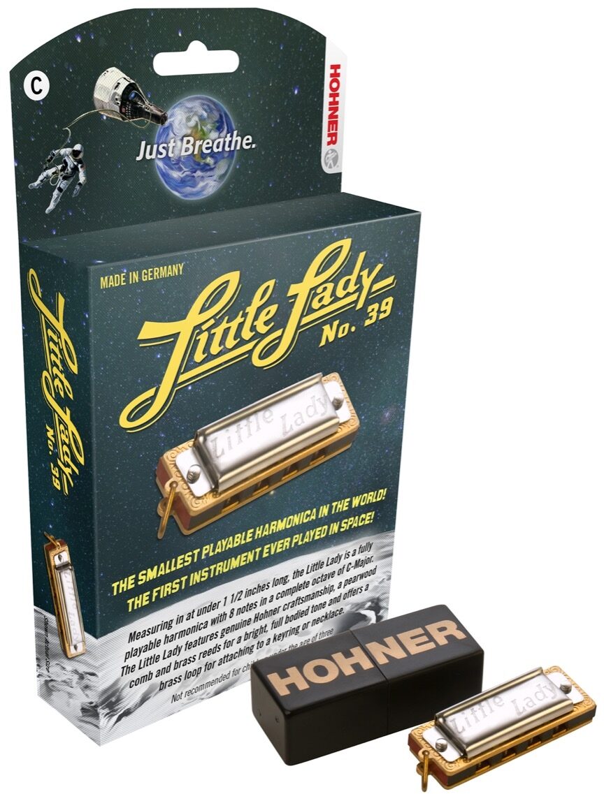 Hohner 39BX Little Lady Mini Harmonica, view