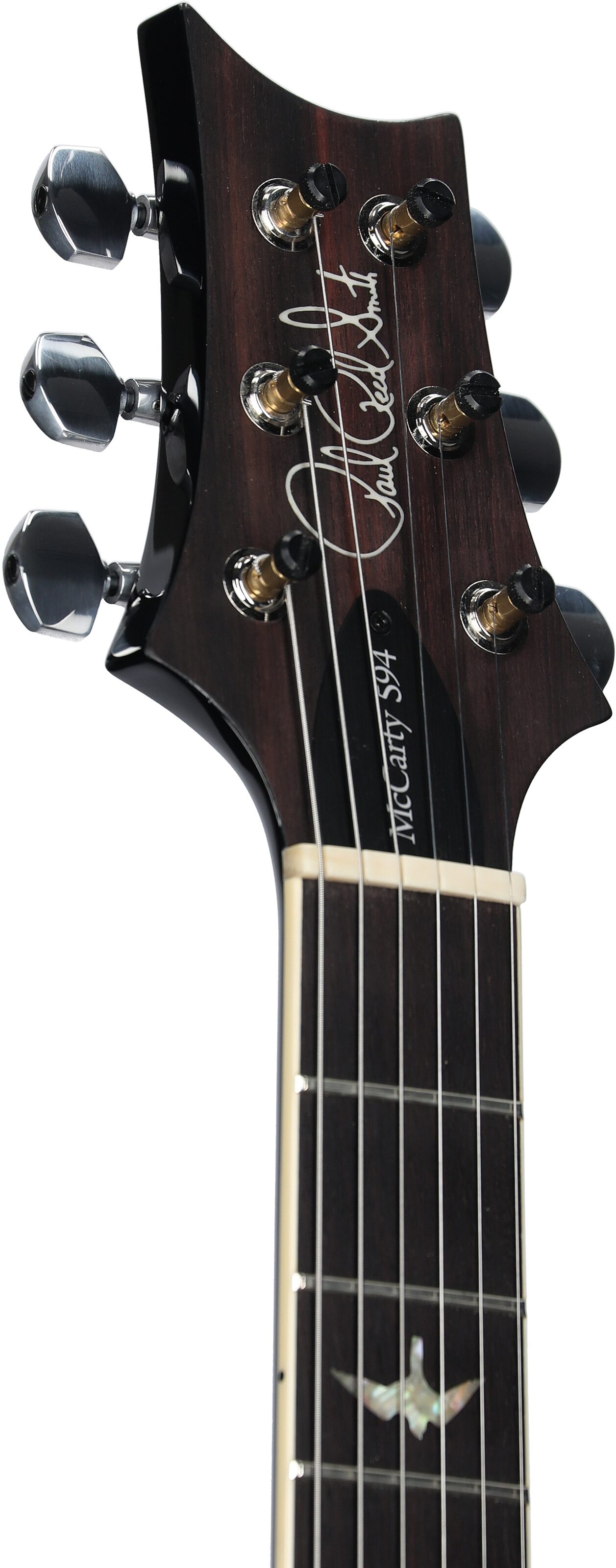 PRS Paul Reed Smith McCarty 594 Hollowbody II 10-Top Electric Guitar (with Case), Charcoal Burst, Serial Number 0278631, Headstock Left Front