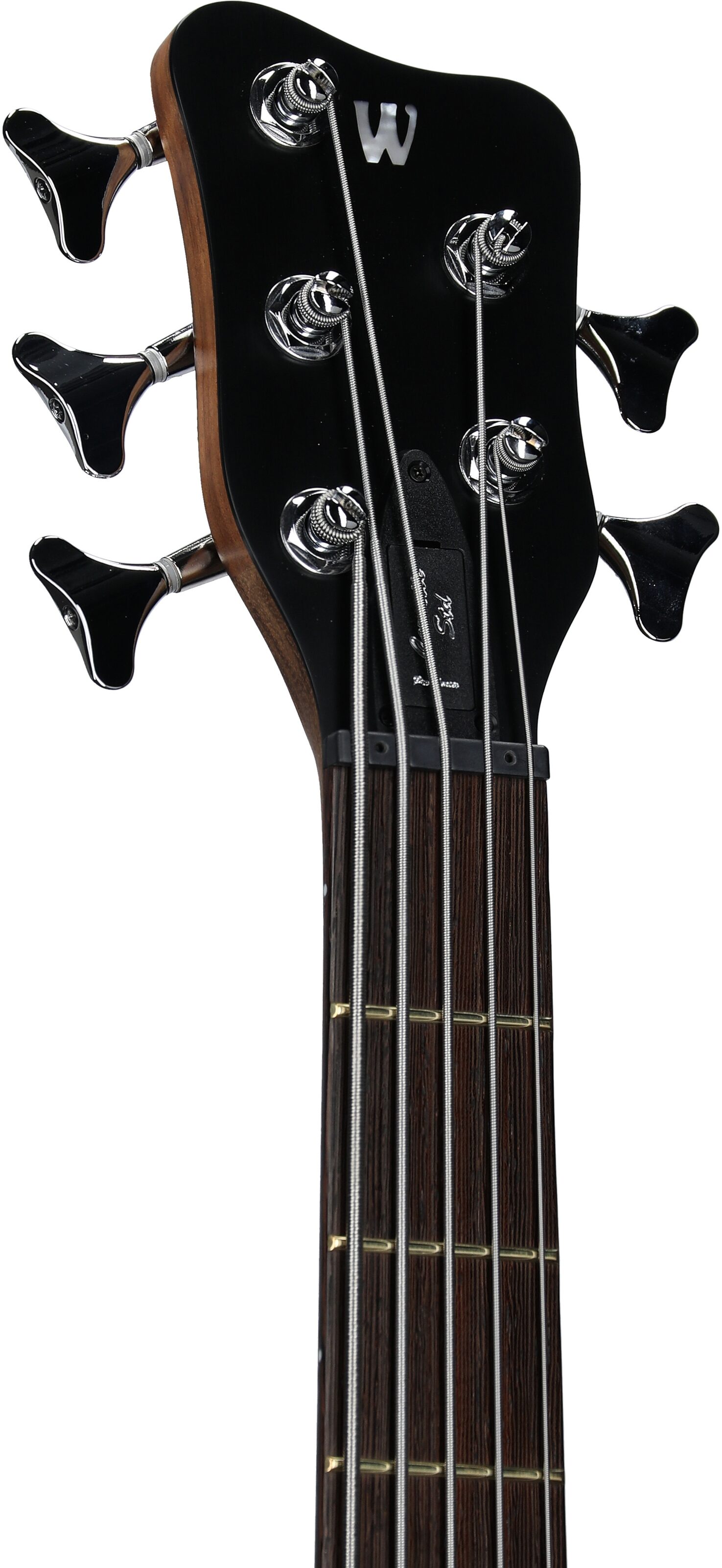 Warwick GPS Corvette Standard 5 Electric Bass, 5-String (with Gig Bag), Antique Tobacco, Serial Number GPS A 010922-23, Headstock Left Front