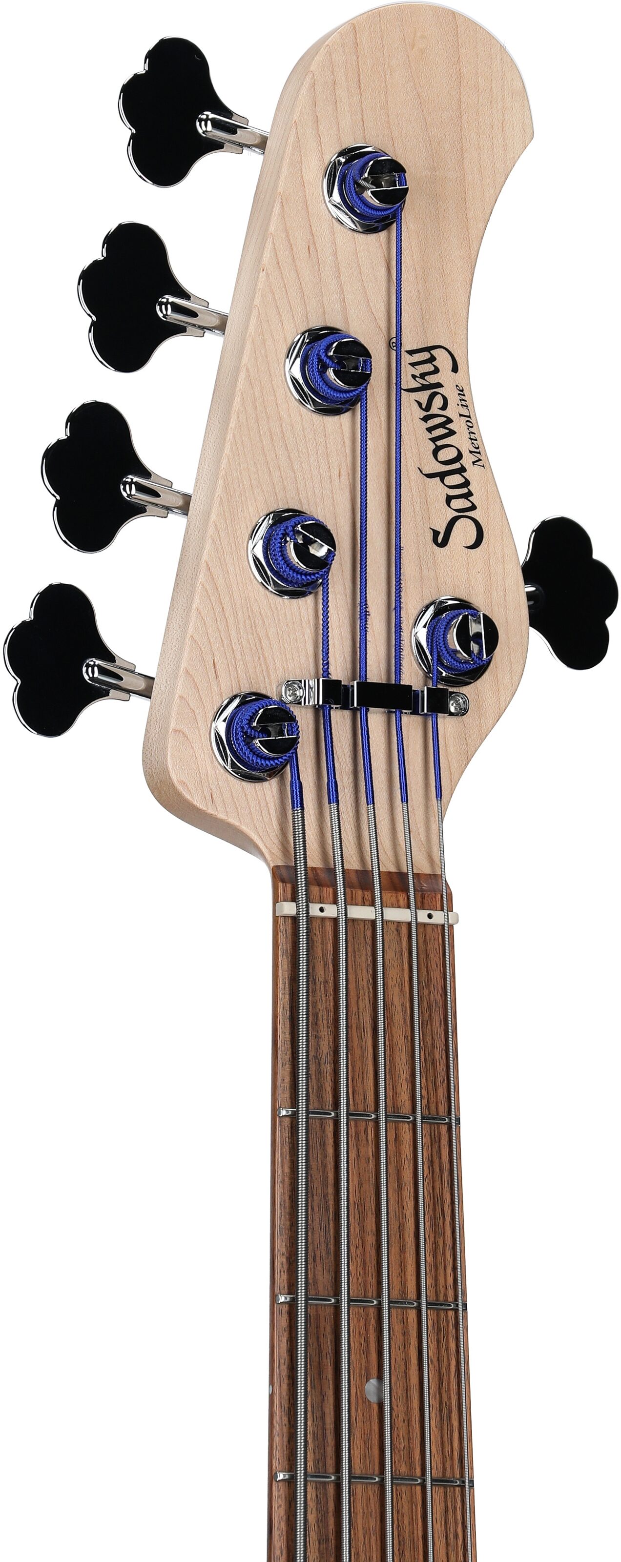 Sadowsky MetroLine 21-fret Vintage J/J Bass, 5-String (with Gig Bag), Bora Burst, Serial Number SML G 003233-23, Headstock Left Front