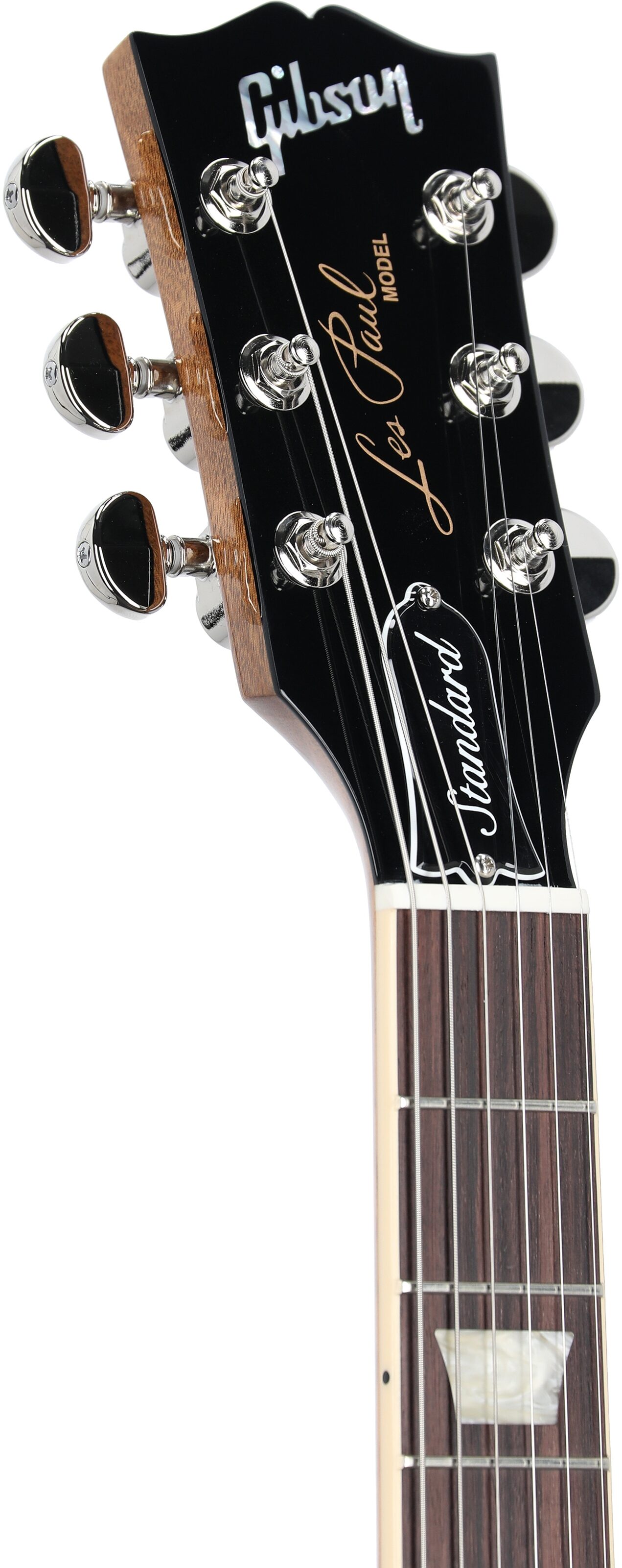 Gibson Exclusive Les Paul Standard '60s AAA Top Electric Guitar (with Case), Dirty Lemon, Serial Number 230730063, Headstock Left Front