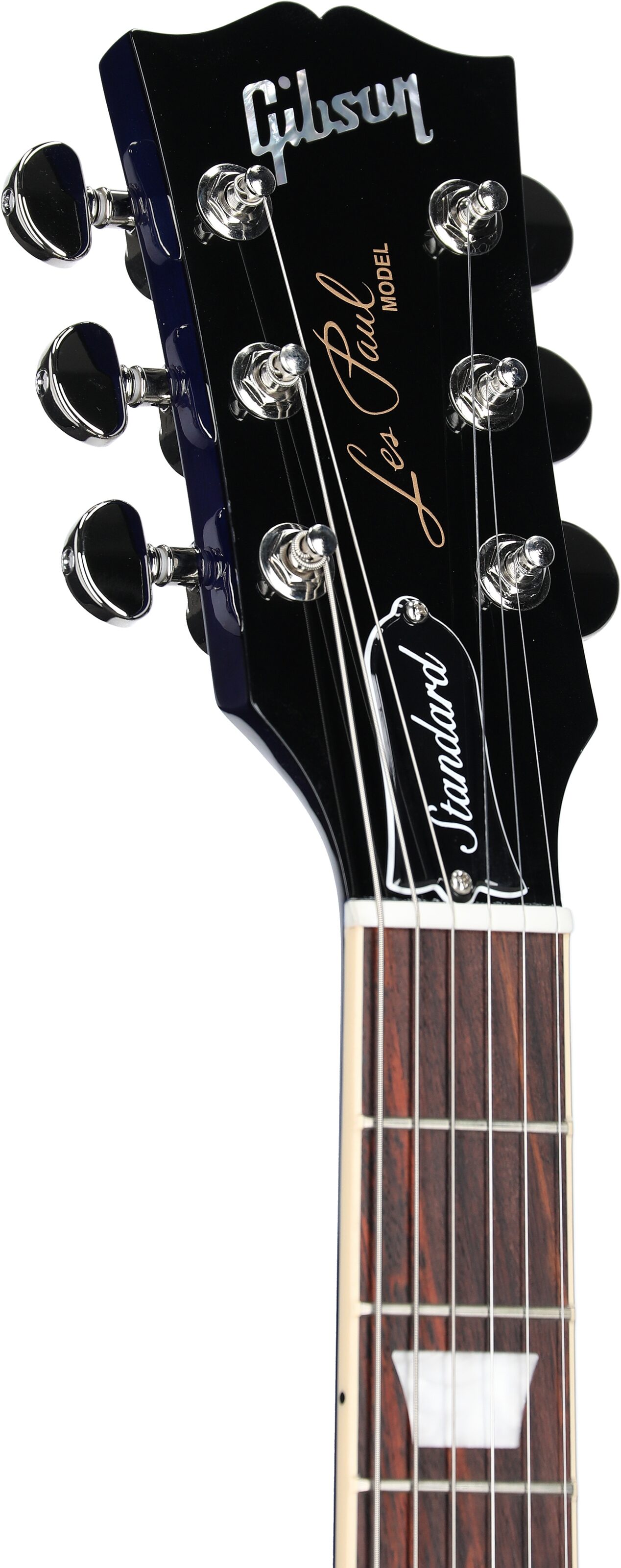 Gibson Les Paul Standard 60s Custom Color Electric Guitar, Figured Top (with Case), Blueberry Burst, Serial Number 224930239, Headstock Left Front