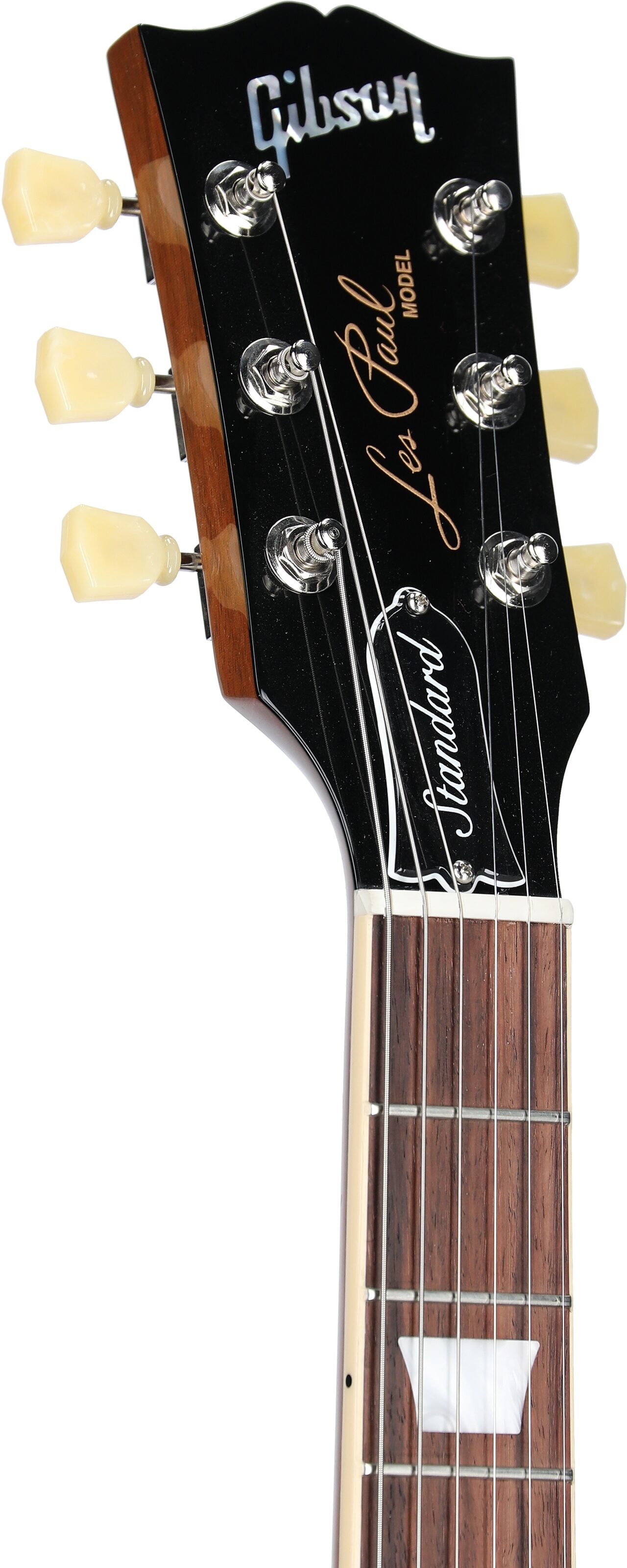 Gibson Les Paul Standard 50s Custom Color Electric Guitar, Figured Top (with Case), Honey Amber, Serial Number 222030021, Headstock Left Front