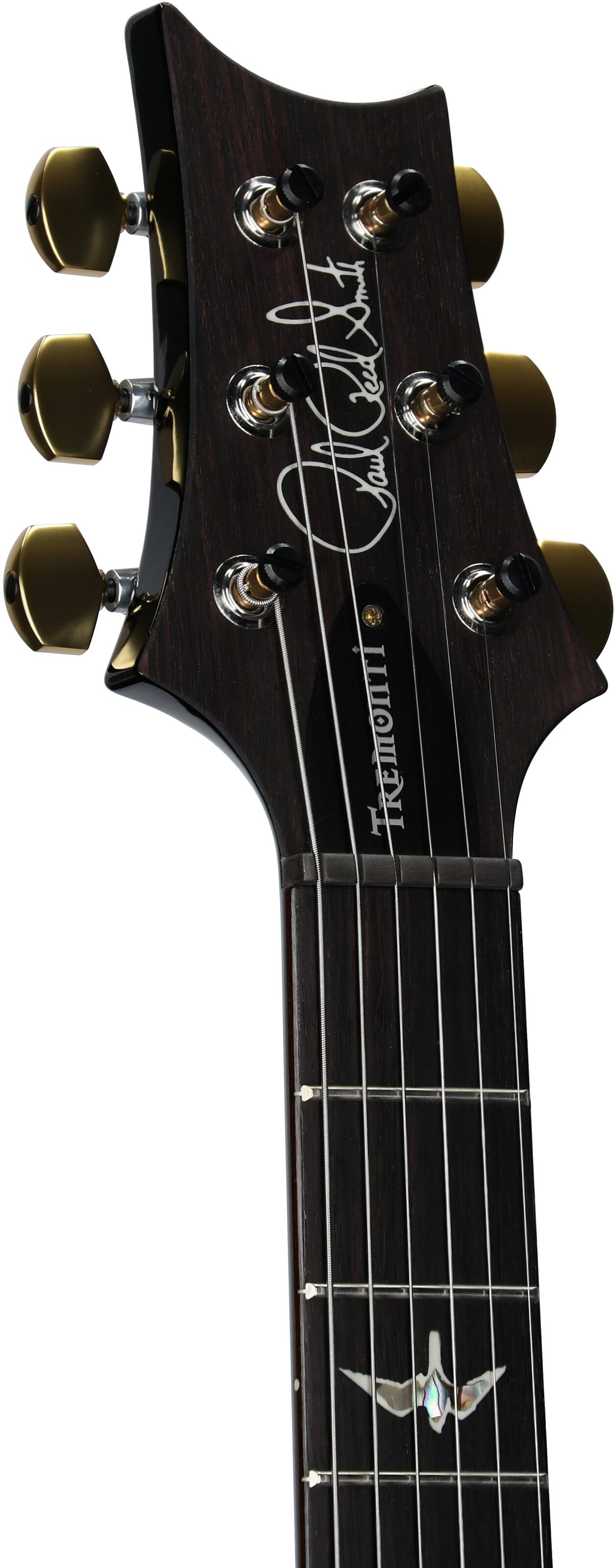 PRS Paul Reed Smith Tremonti Tremolo 10-Top Electric Guitar (with Case), Charcoal Contour Burst, Serial Number 0385064, Headstock Left Front