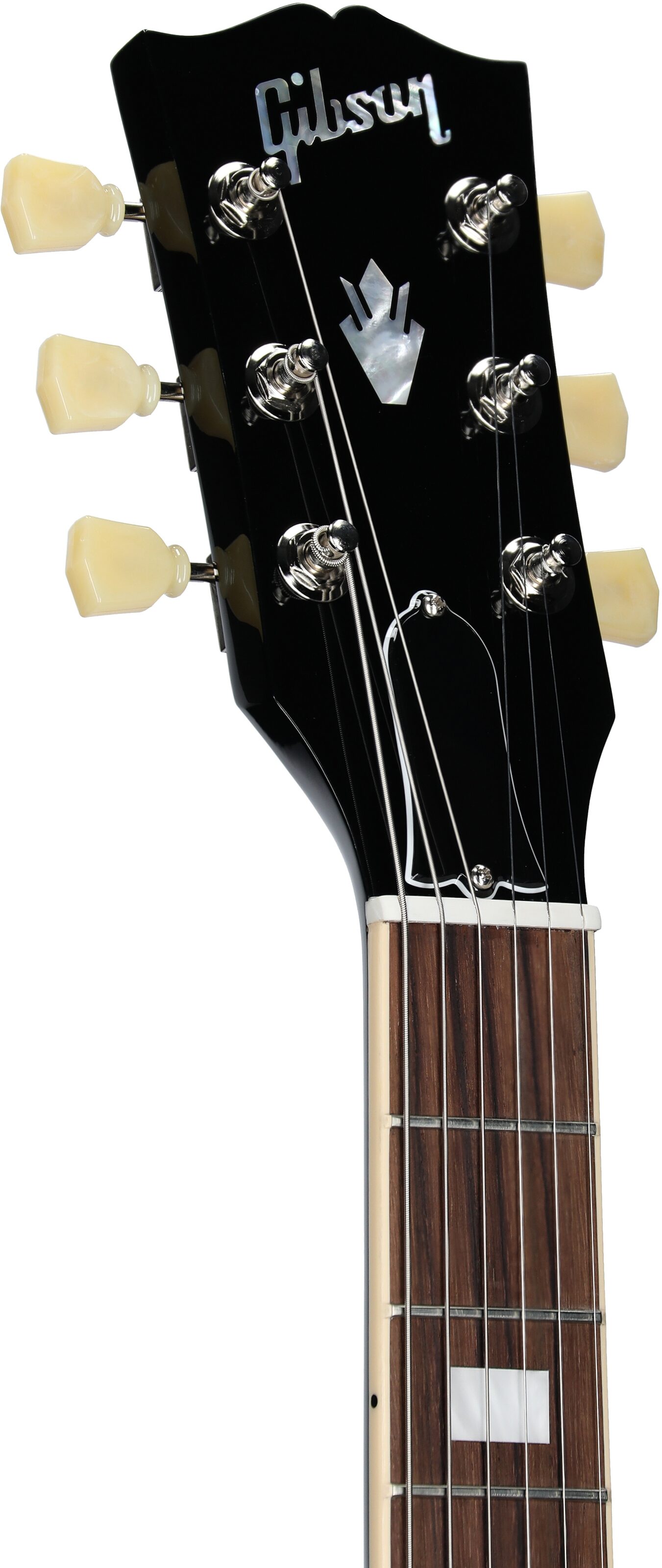 Gibson ES-335 Figured Electric Guitar (with Case), Deep Ocean Burst, Serial Number 225340376, Headstock Left Front