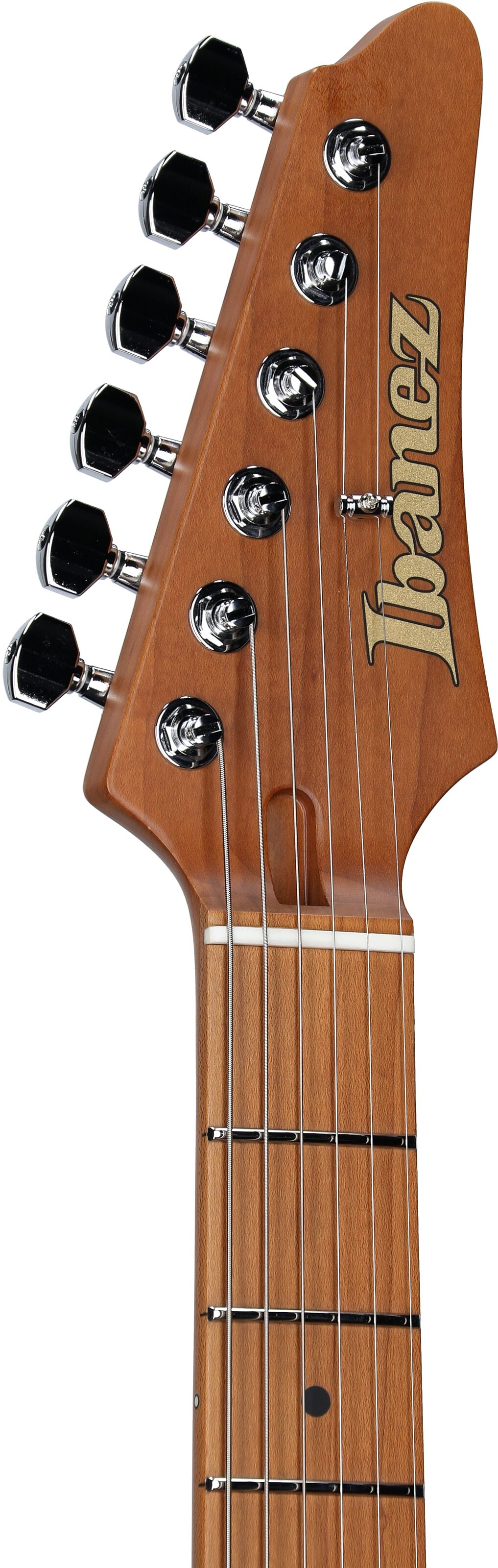 Ibanez Prestige AZ2402 Electric Guitar (with Case), Tri Fade Burst, Serial Number 210002F2415232, Headstock Left Front
