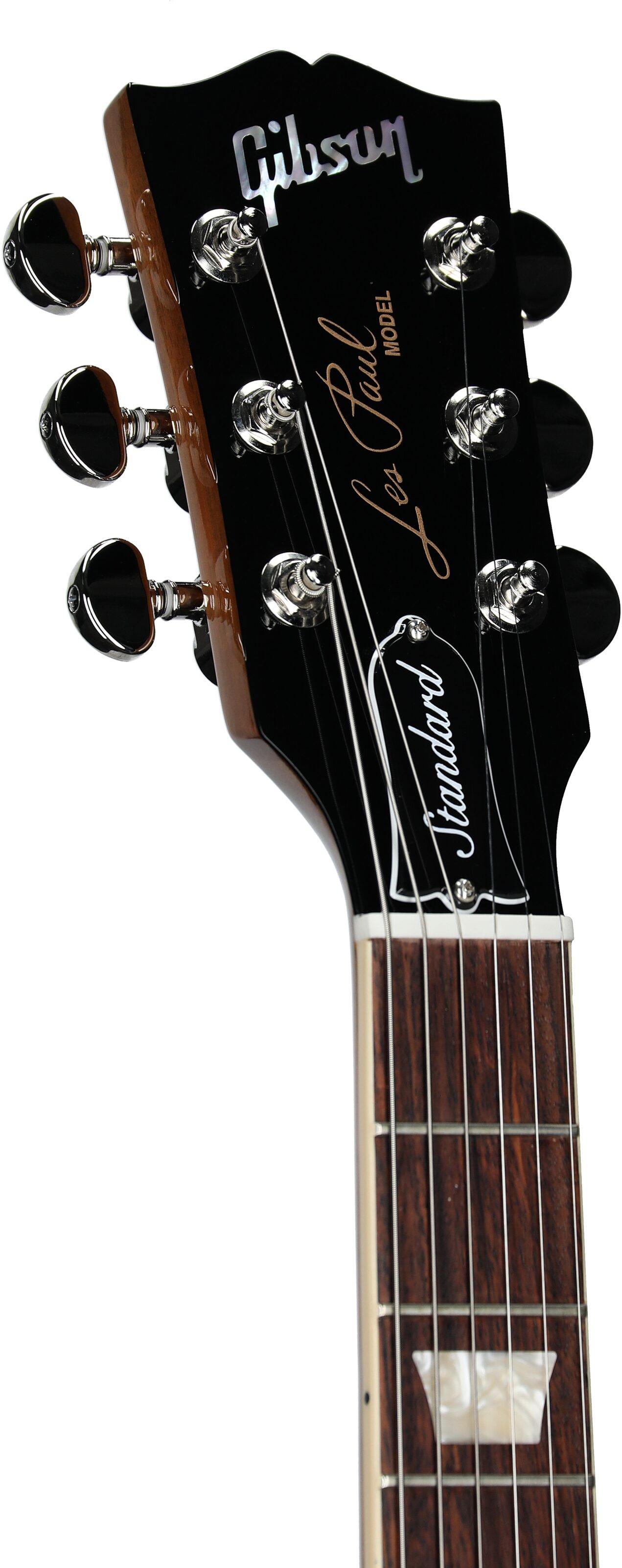 Gibson Exclusive Les Paul Standard '60s AAA Top Electric Guitar (with Case), Dirty Lemon, Serial Number 223240282, Headstock Left Front