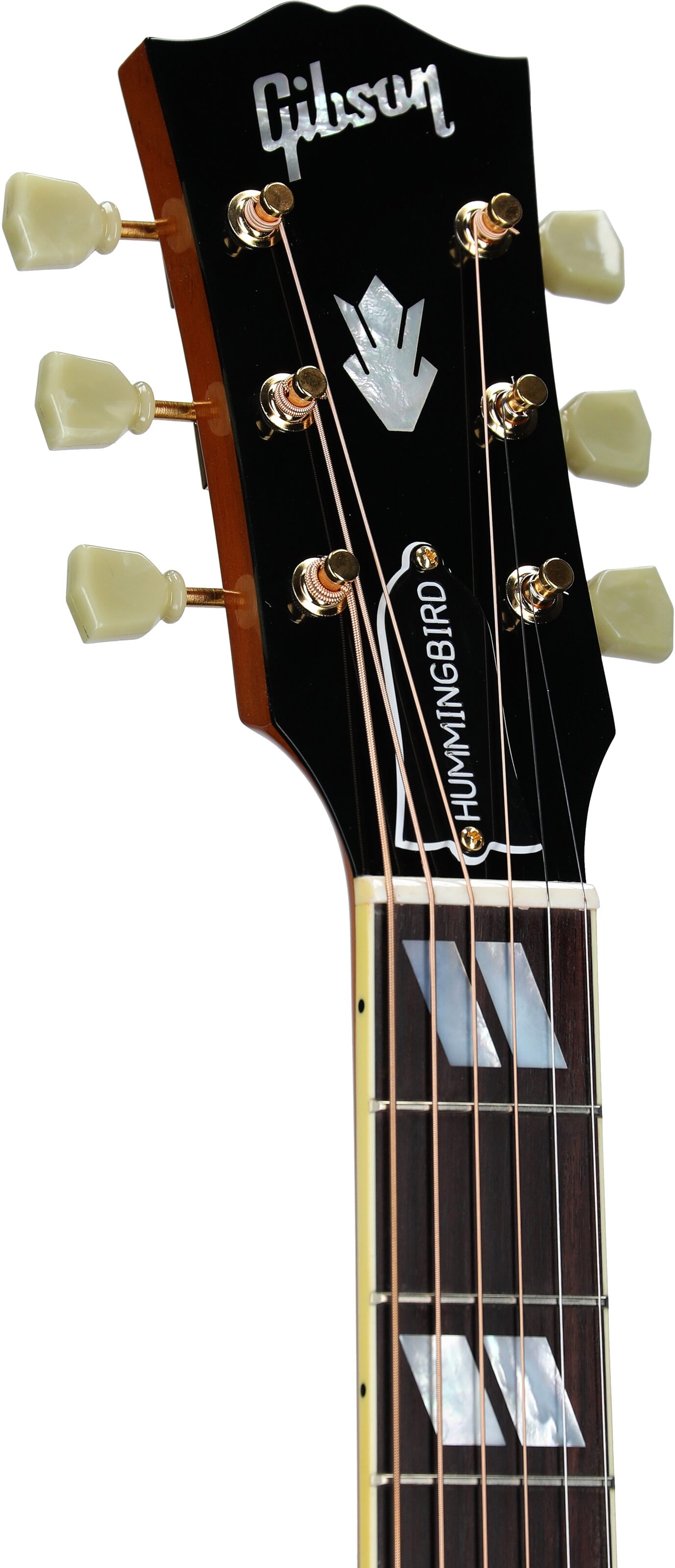 Gibson Hummingbird Original Acoustic-Electric Guitar (with Case), Heritage Cherry Sunburst, Serial Number 23094018, Headstock Left Front
