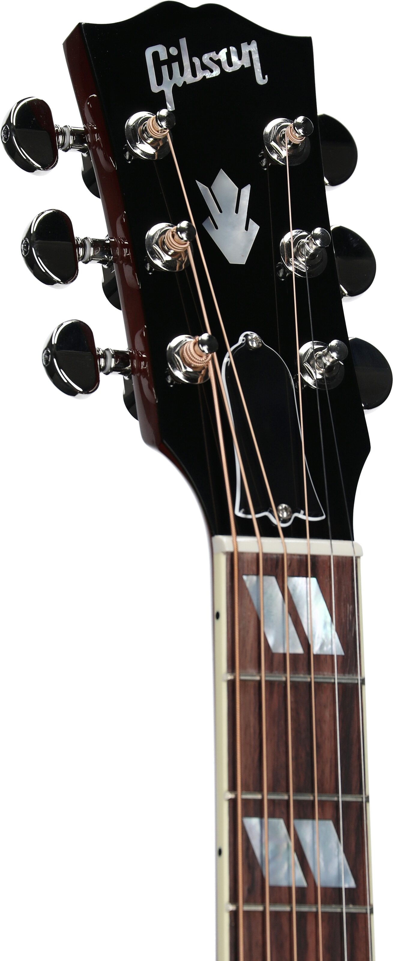 Gibson Limited Edition Hummingbird Standard Acoustic-Electric Guitar (with Case), Wine Red, Serial Number 23304087, Headstock Left Front