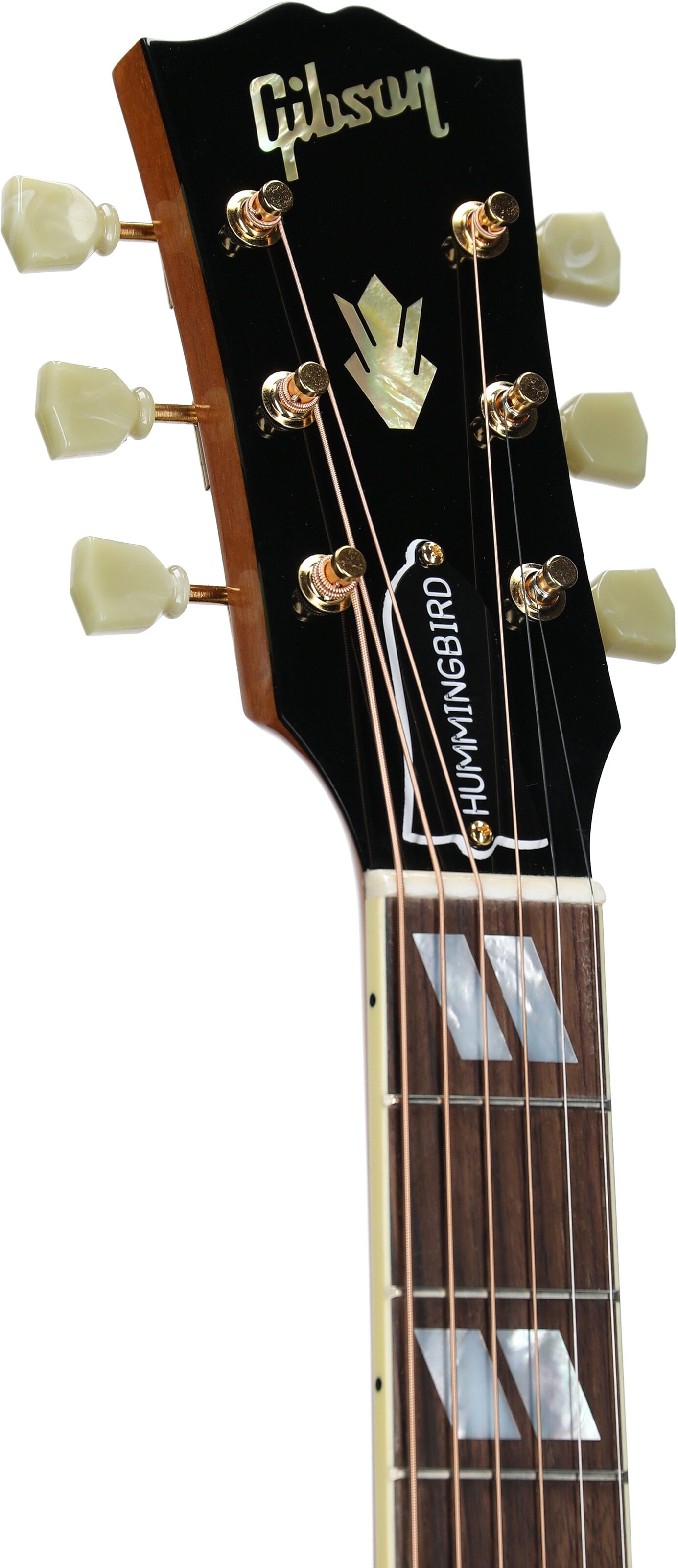 Gibson Hummingbird Original Acoustic-Electric Guitar (with Case), Heritage Cherry Sunburst, Serial Number 23314112, Headstock Left Front