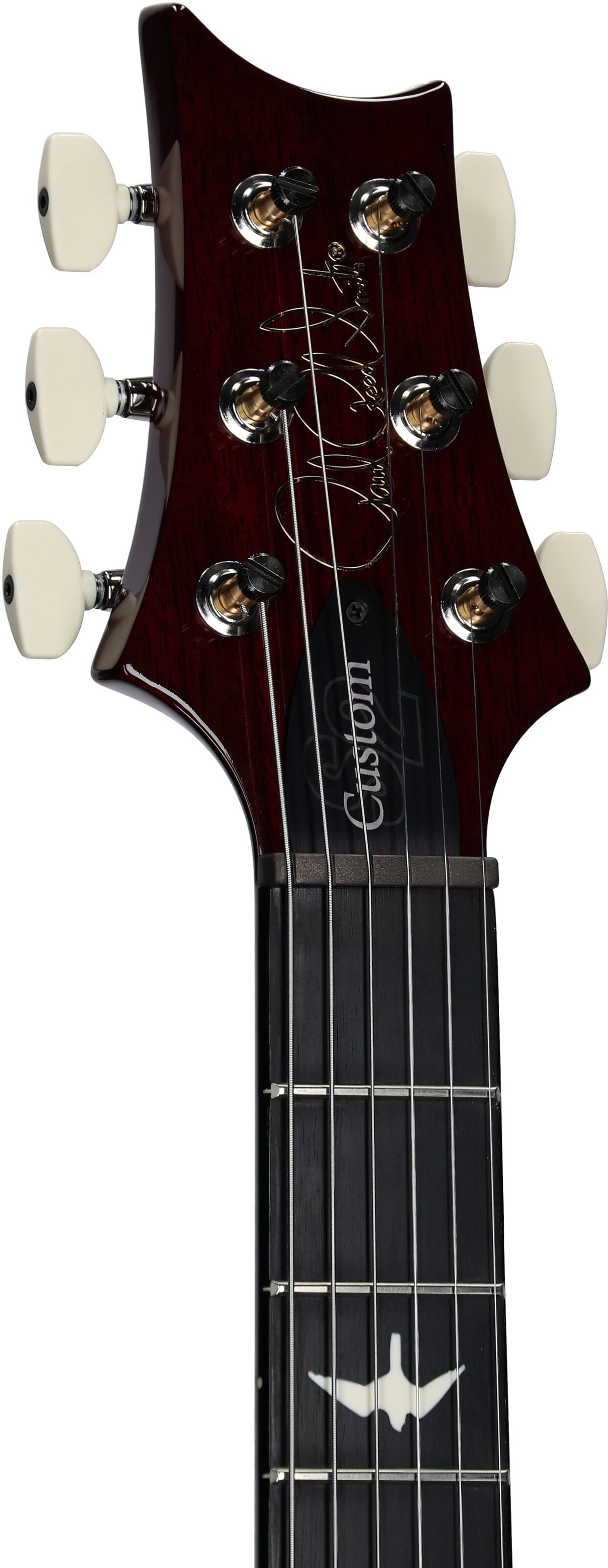 PRS Paul Reed Smith S2 Custom 24 Quilt Electric Guitar (with Gig Bag), Gray Black Purple Burst, Serial Number S2079275, Headstock Left Front