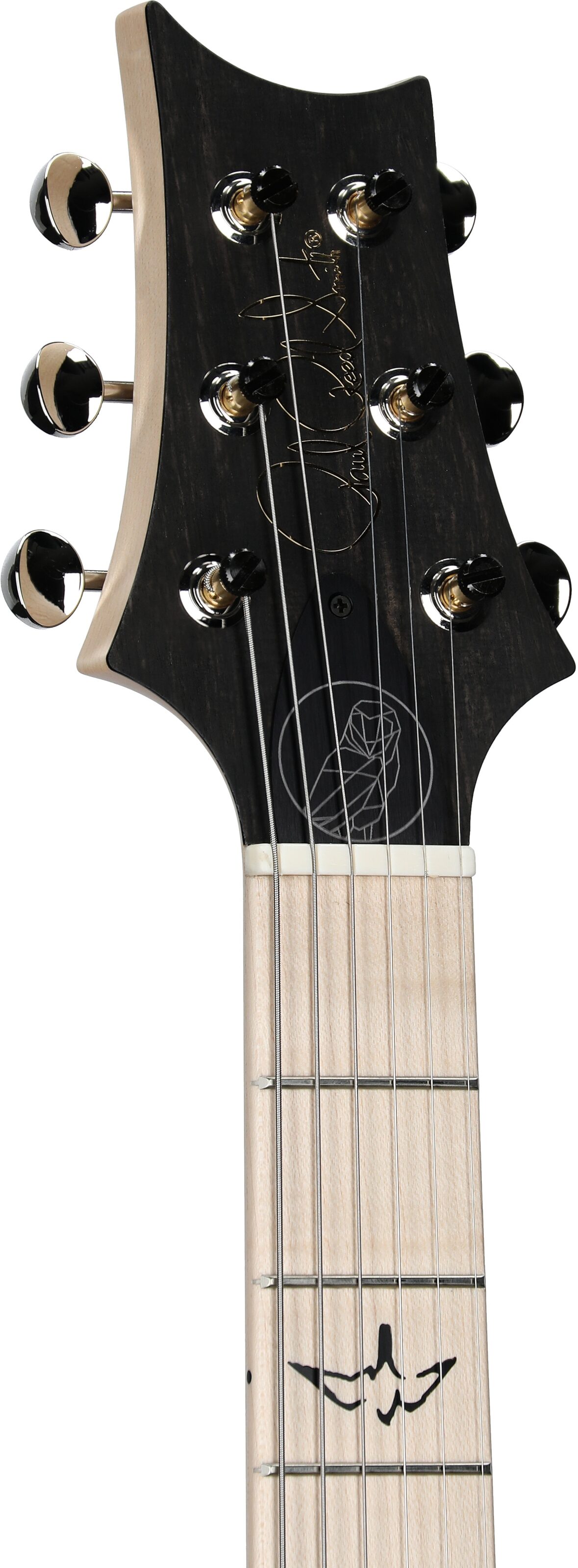 PRS Paul Reed Smith Myles Kennedy Electric Guitar (with Gig Bag), Platinum Metallic, Serial Number 0402089, Headstock Left Front