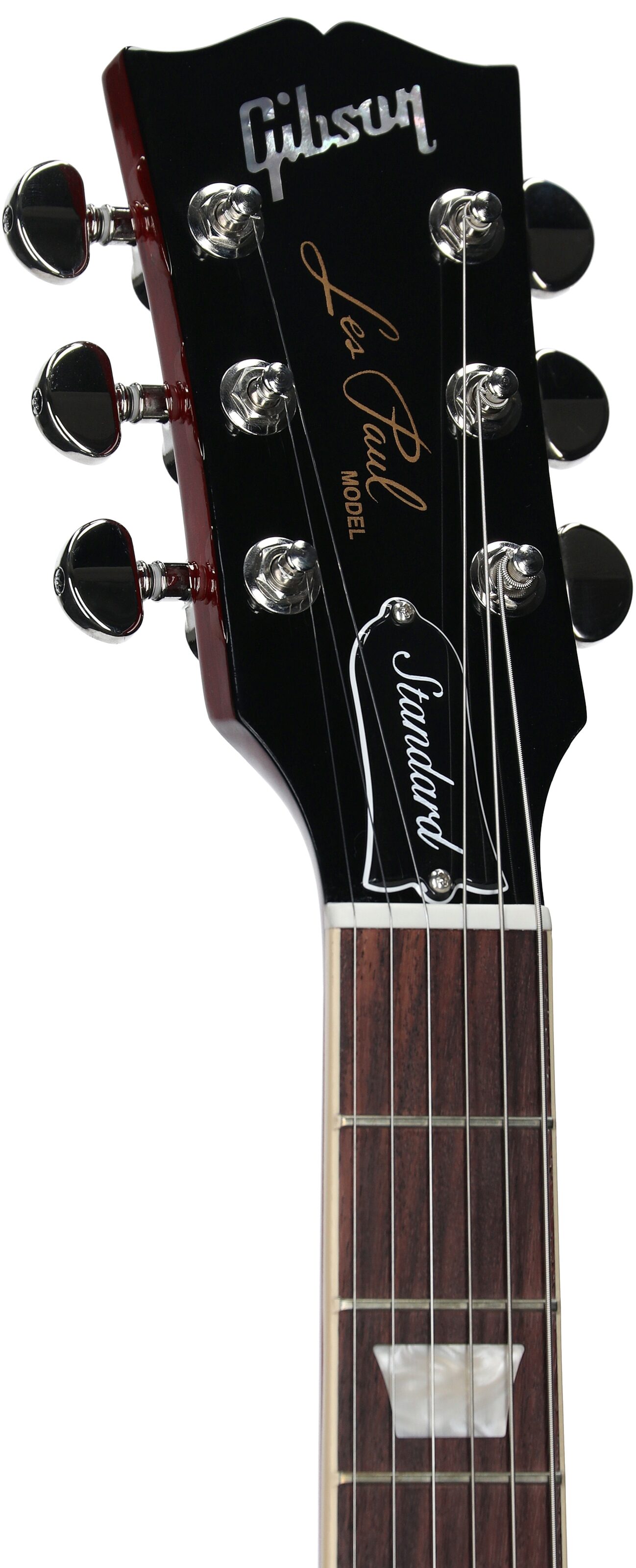 Gibson Les Paul Standard '60s Electric Guitar, Left-Handed (with Case), Bourbon Burst, Serial Number 202250135, Headstock Left Front