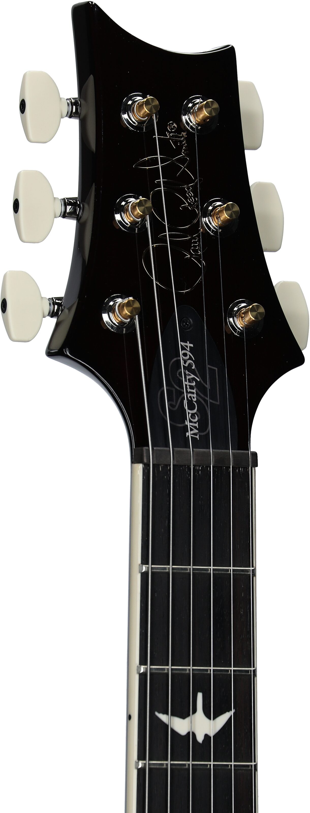 PRS Paul Reed Smith S2 McCarty 594 Singlecut Quilt Electric Guitar (with Gig Bag), Fire Red, Serial Number S2080457, Headstock Left Front