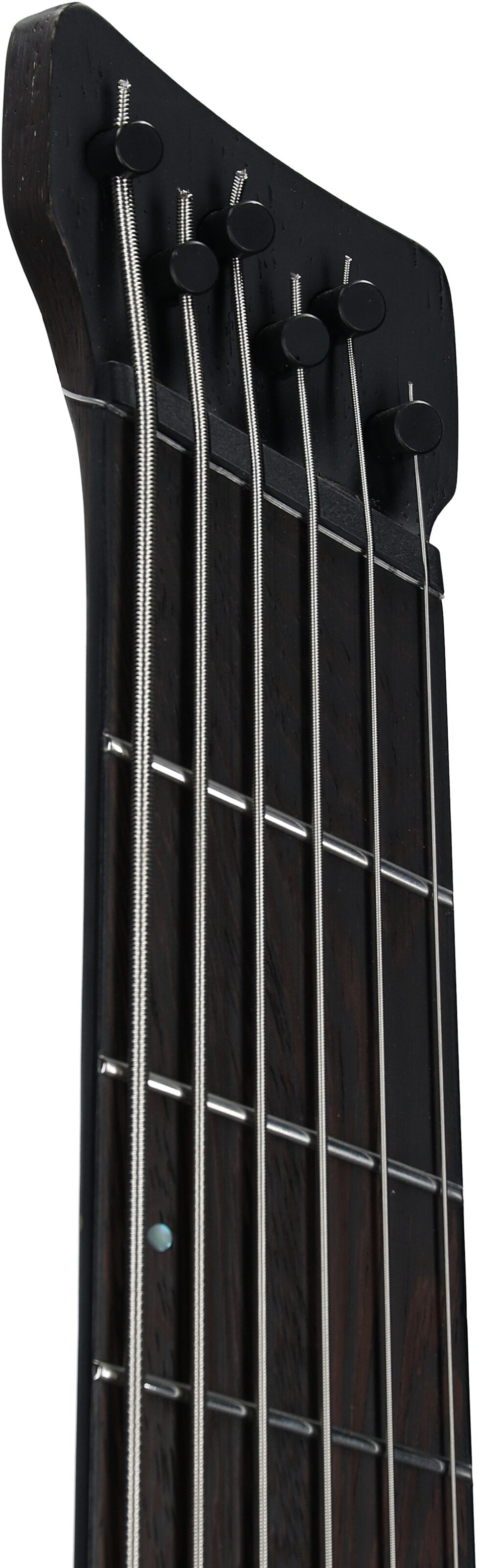 Ibanez EHB1506MS Bass Guitar, 6-String (with Gig Bag), Flat Black Ice, Serial Number 211P02I230711437, Headstock Left Front