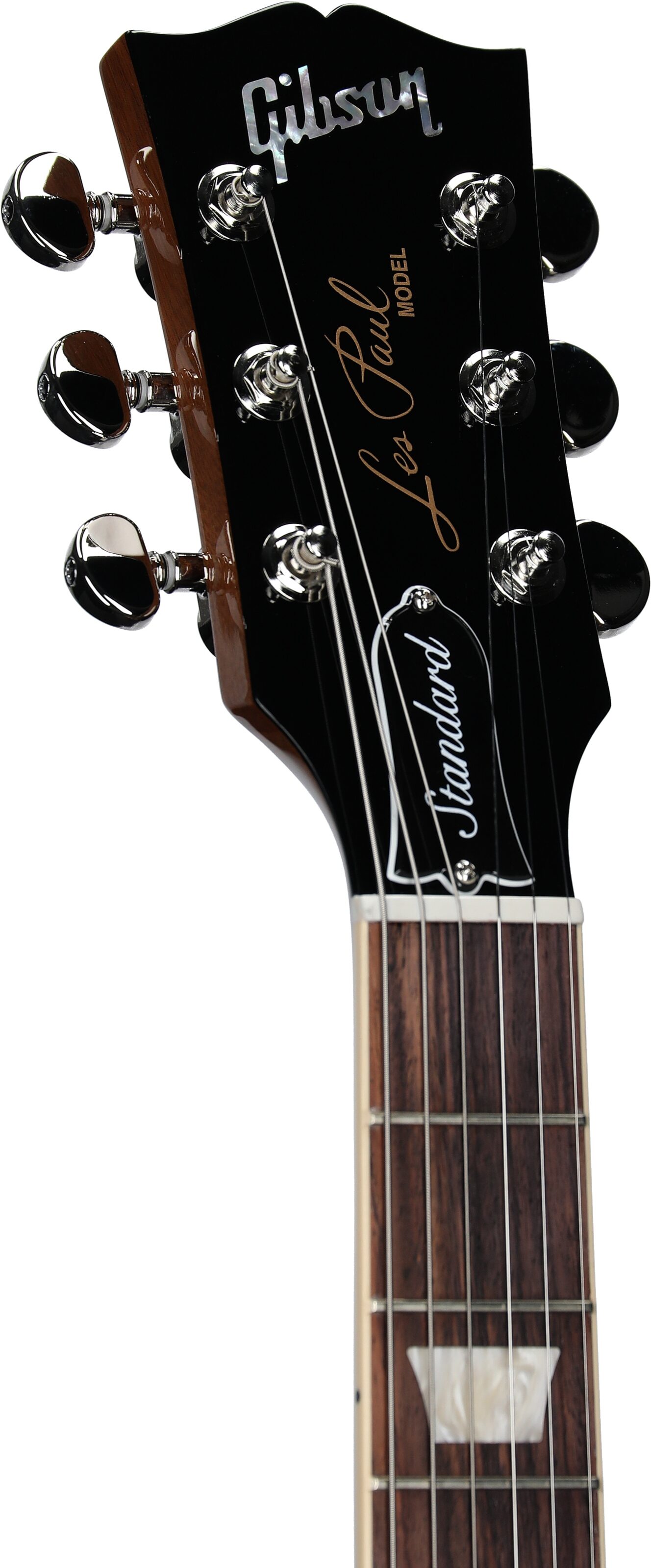 Gibson Exclusive Les Paul Standard 60s AAA Electric Guitar, Quilted Honeyburst, Serial Number 202550042, Headstock Left Front