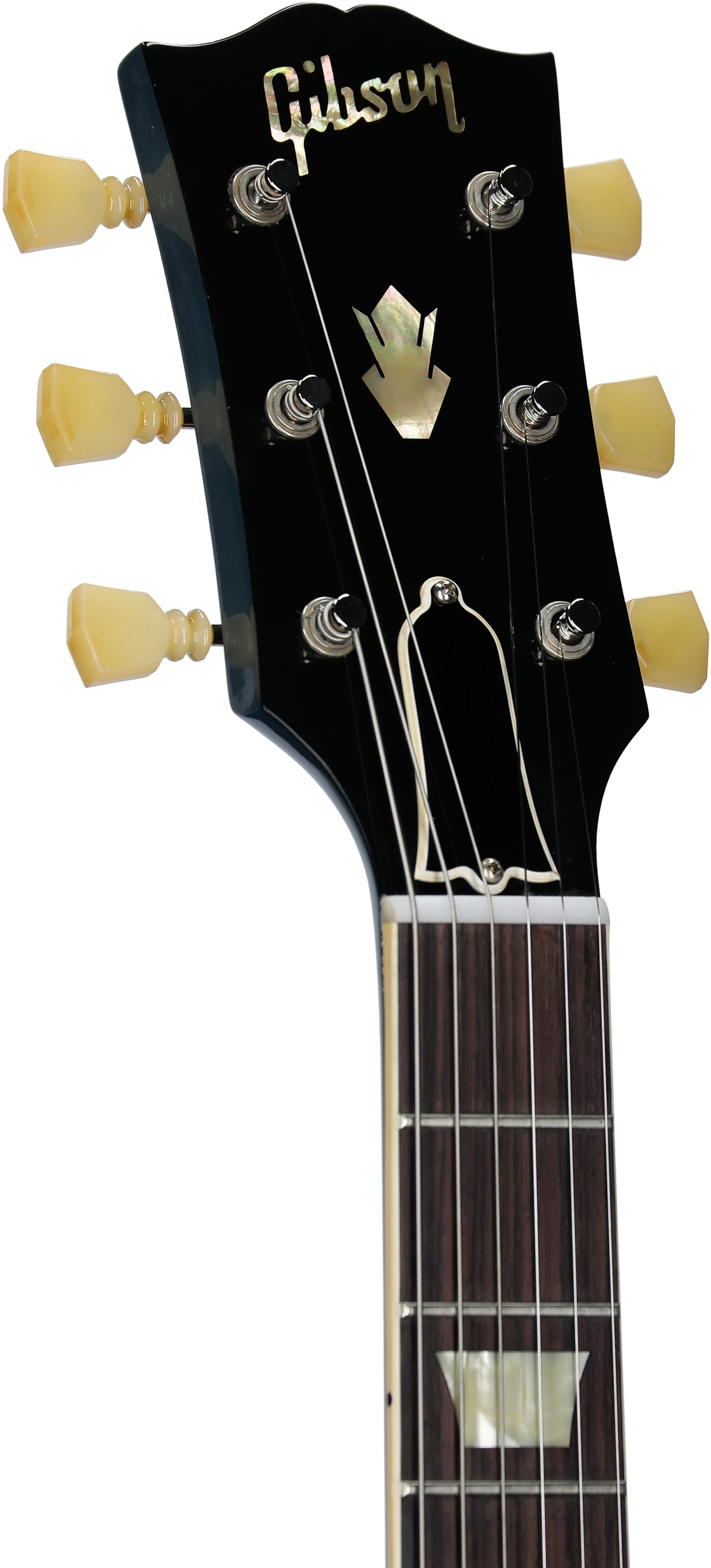 Gibson Custom 1964 SG Maestro Murphy Lab Ultra Light Age (with Case), Pelham Blue, Serial Number 501144, Headstock Left Front