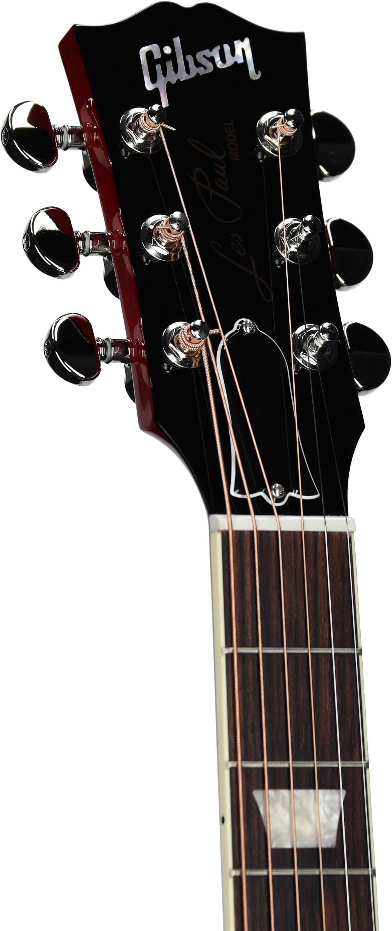 Gibson Les Paul Parlor Acoustic-Electric Guitar (with Case), Vintage Cherry Sunburst, Serial Number 20625034, Headstock Left Front