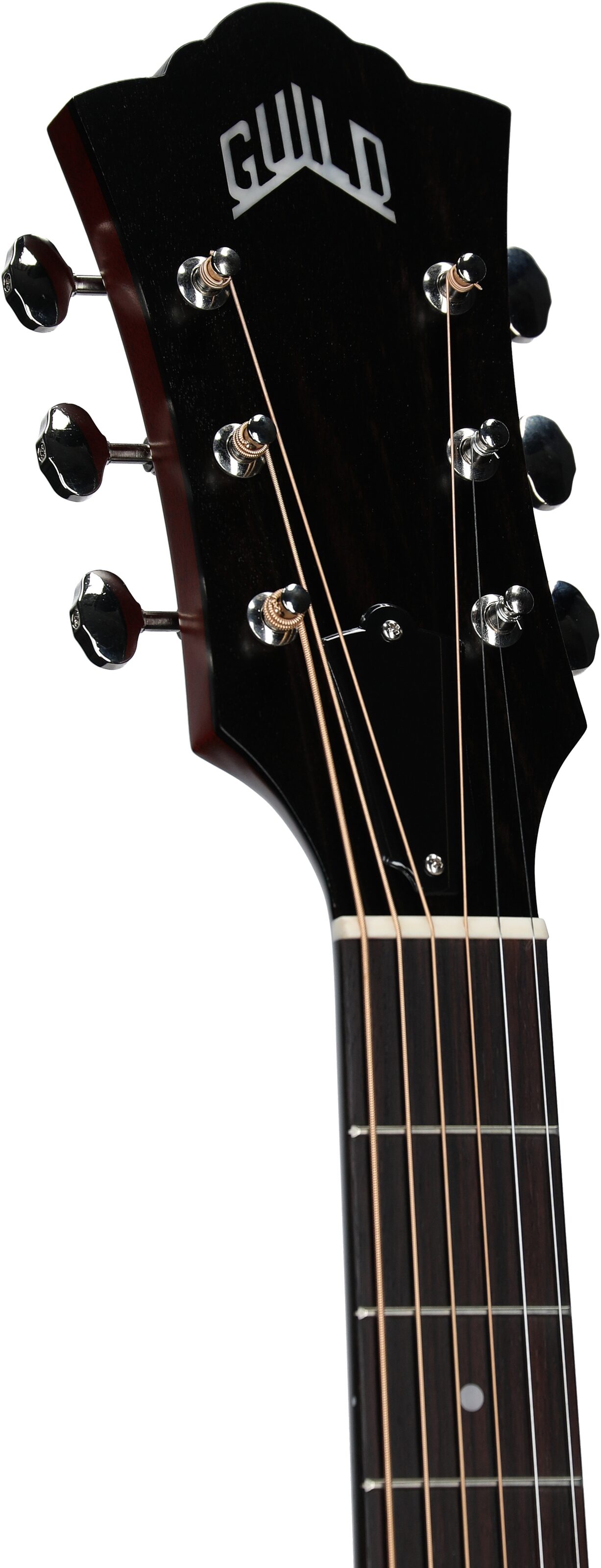 Guild D-50 Standard Dreadnought Acoustic Guitar, Antique Burst, Serial Number US250088, Headstock Left Front