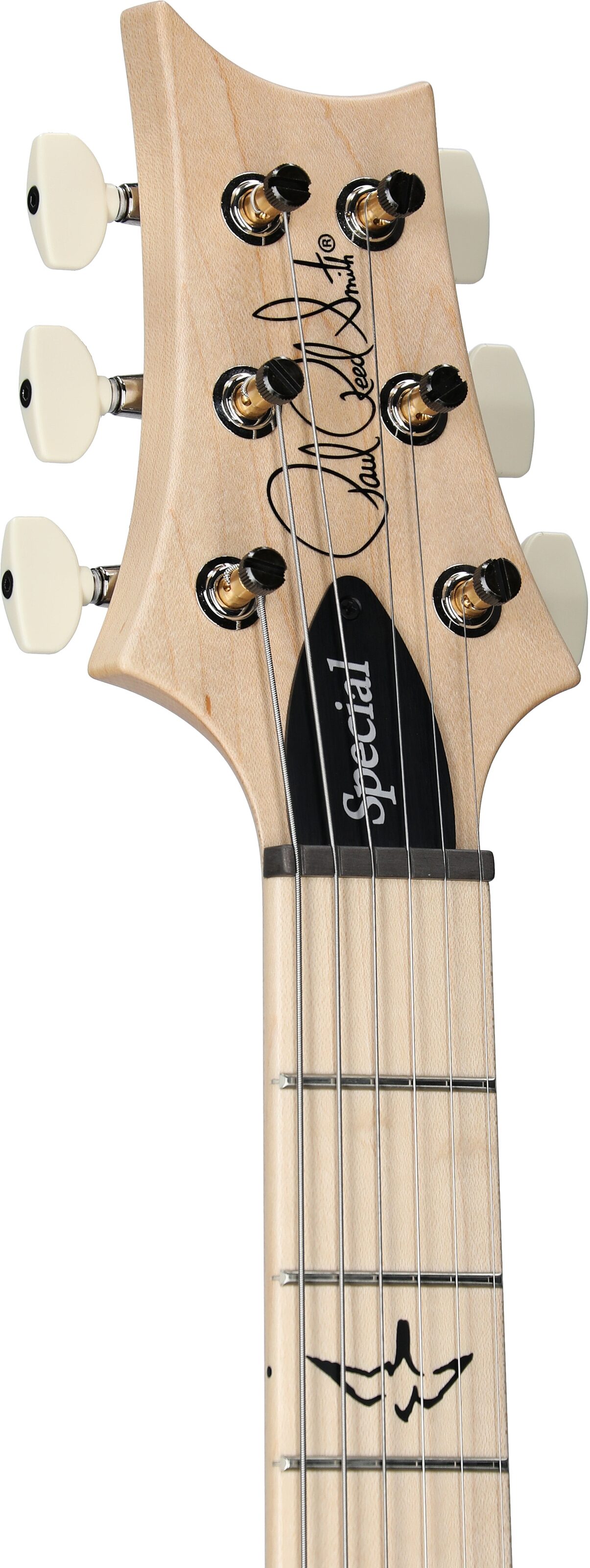 PRS Paul Reed Smith Swamp Ash Special Maple Electric Guitar (with Gig Bag), Tobacco Sunburst, Serial Number 0404828, Headstock Left Front