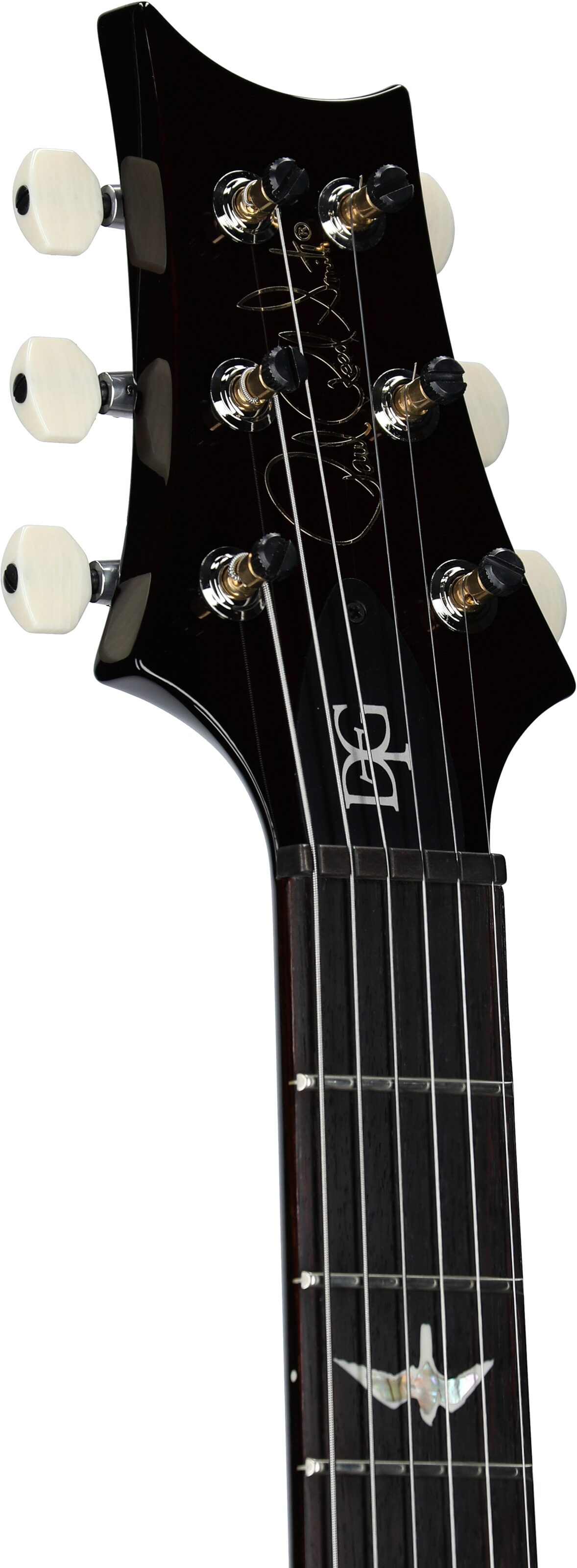 PRS Paul Reed Smith DGT Electric Guitar (with Case), McCarty Tobacco Sunburst, Serial Number 0403399, Headstock Left Front