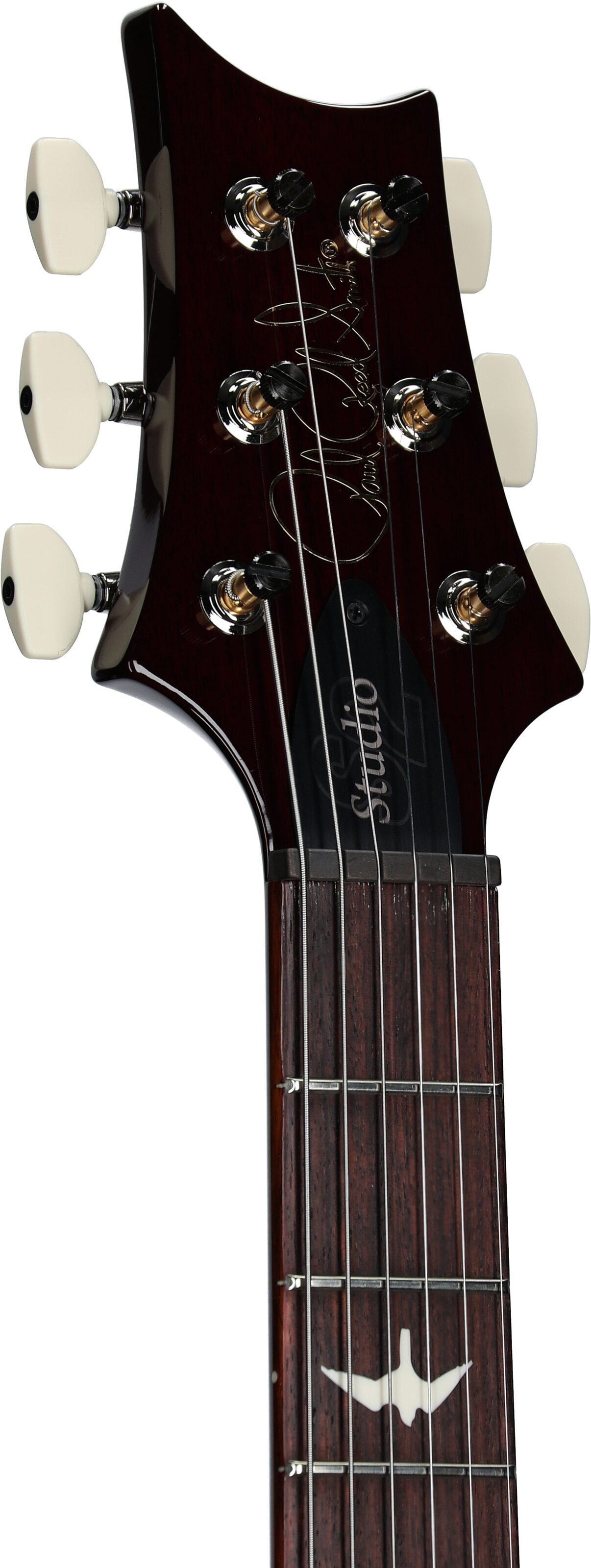 PRS Paul Reed Smith S2 Studio Electric Guitar, Faded Gray Black Purple Burst, Serial Number S2080575, Headstock Left Front