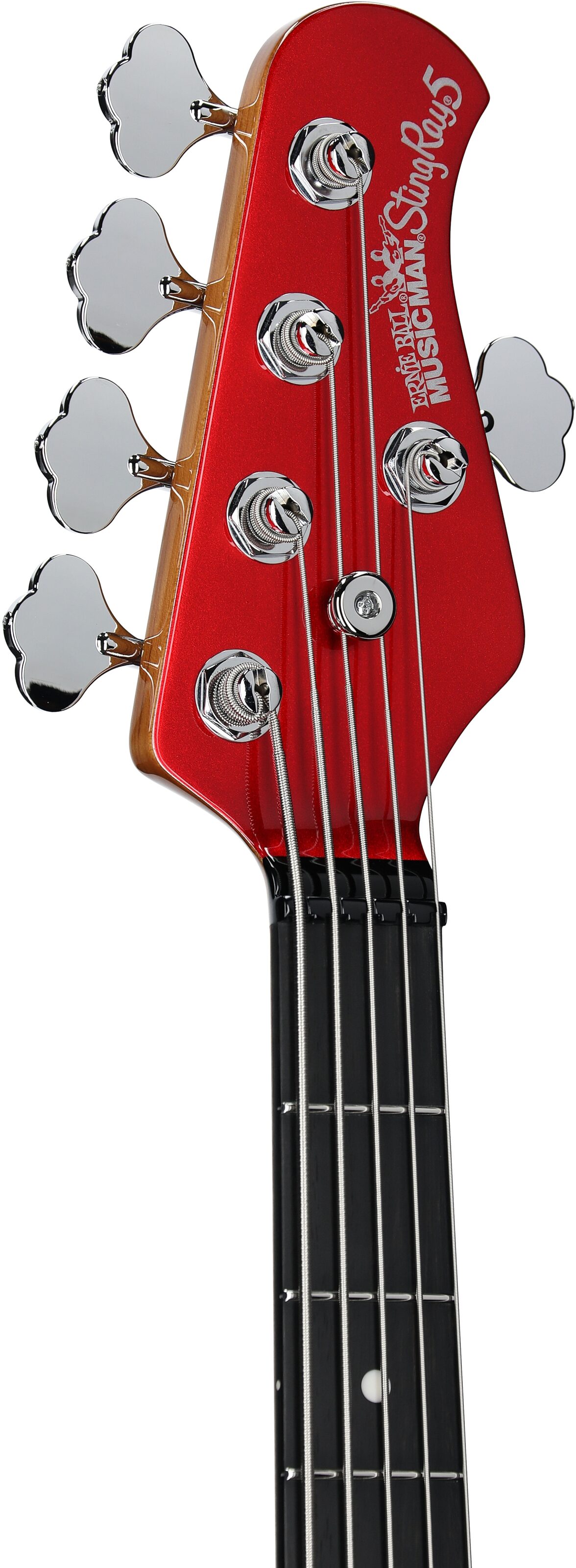 Ernie Ball Music Man StingRay 5 Special HH Electric Bass (with Case), Candyman, Serial Number K07988, Headstock Left Front