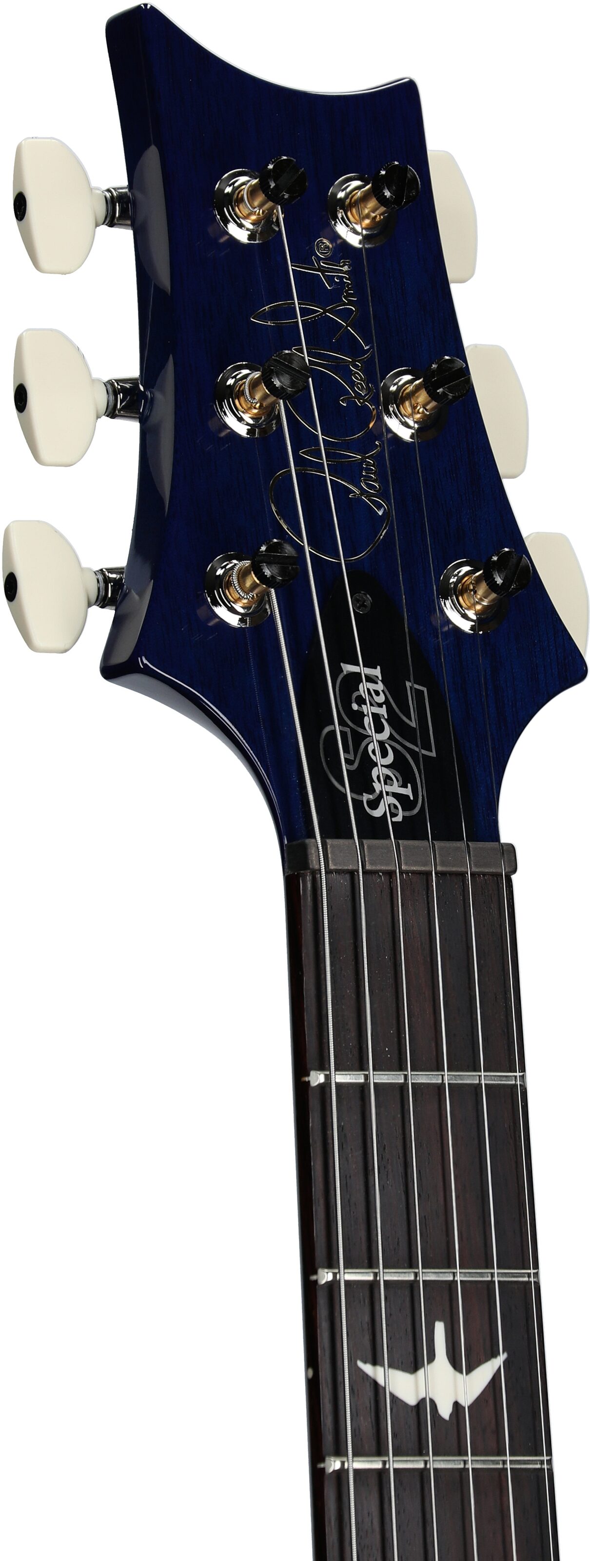 PRS Paul Reed Smith S2 Special Semi-Hollow Electric Guitar (with Gig Bag), Lake Blue, Serial Number S2080802, Headstock Left Front