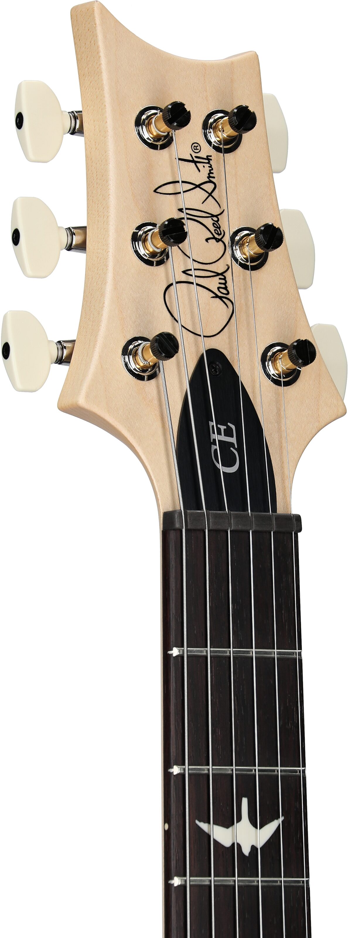PRS Paul Reed Smith CE24 Electric Guitar (with Gig Bag), Carroll Blue, Serial Number 0405645, Headstock Left Front
