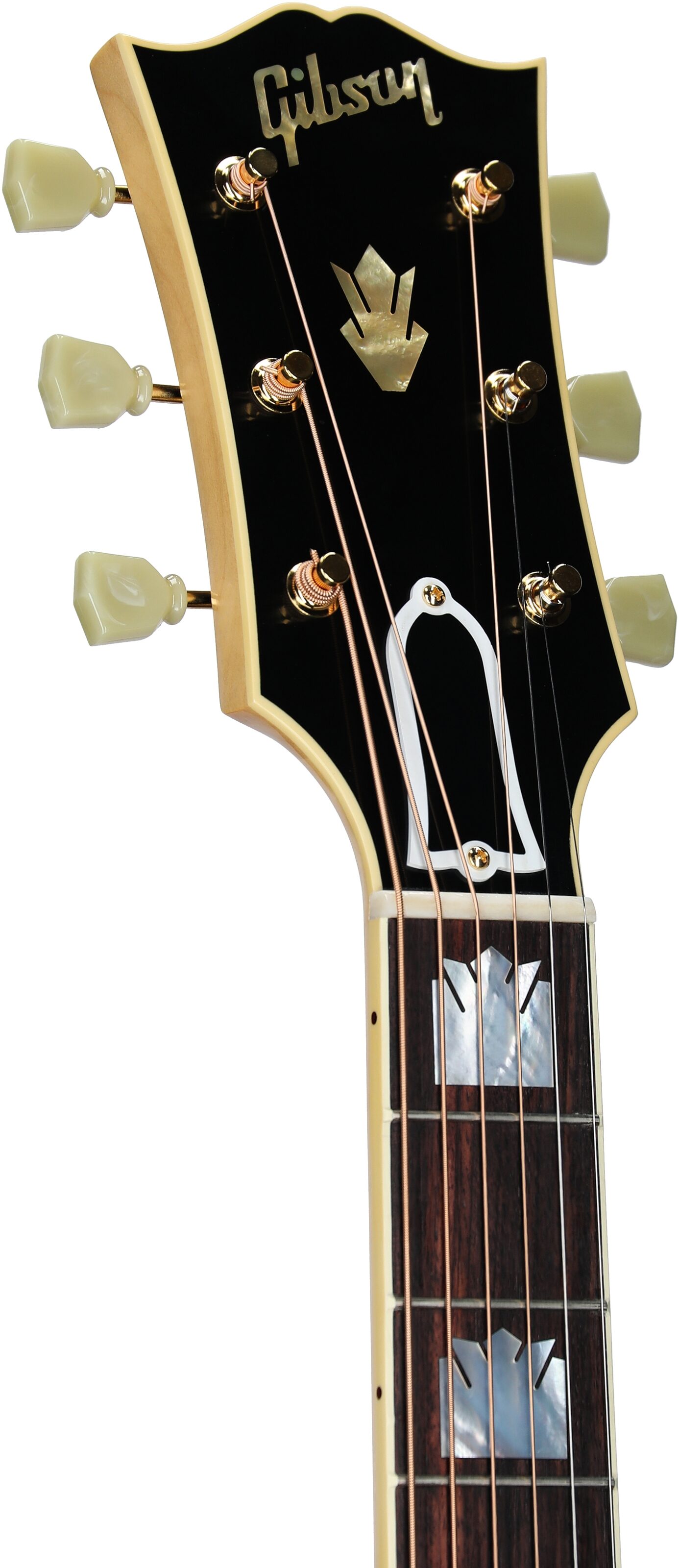 Gibson Custom Shop 1957 SJ-200 Jumbo Reissue Acoustic Guitar (with Case), Antique Natural, Serial Number 21315006, Headstock Left Front