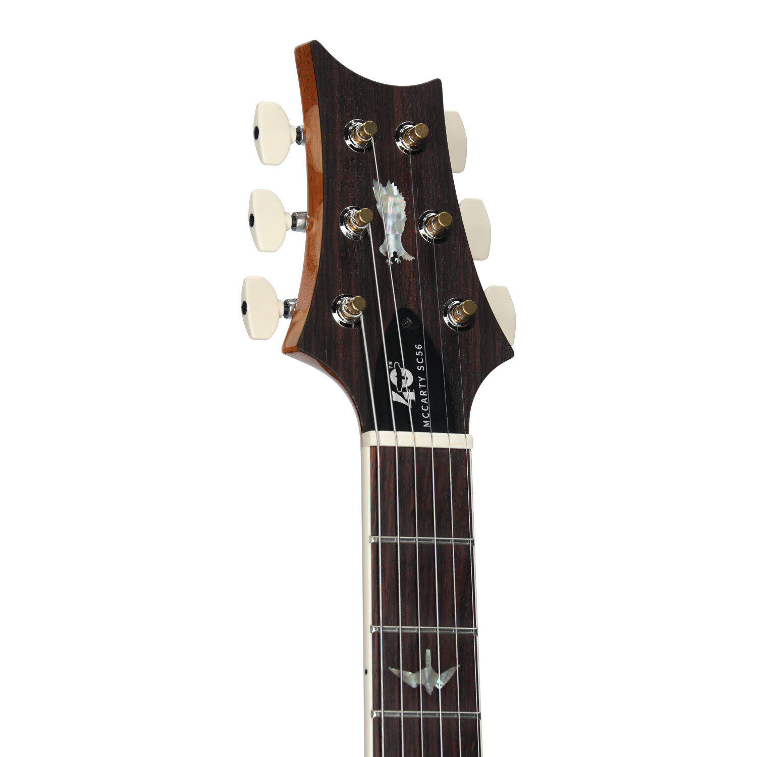 PRS Paul Reed Smith 40th Anniversary McCarty SC56 Limited Edition Electric Guitar, Faded Blue Jean, Serial Number 0406560, Headstock Left Front