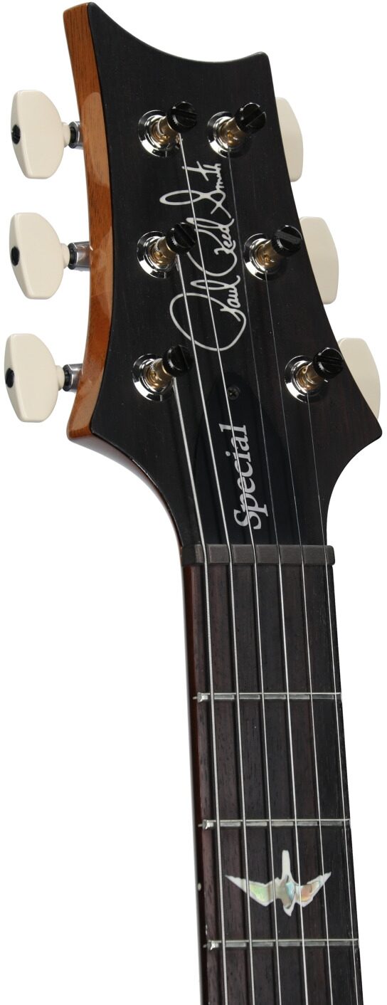 PRS Paul Reed Smith Special Semi-Hollowbody Electric Guitar (with Case), Aurora Borealis, Serial Number 0408469, Headstock Left Front
